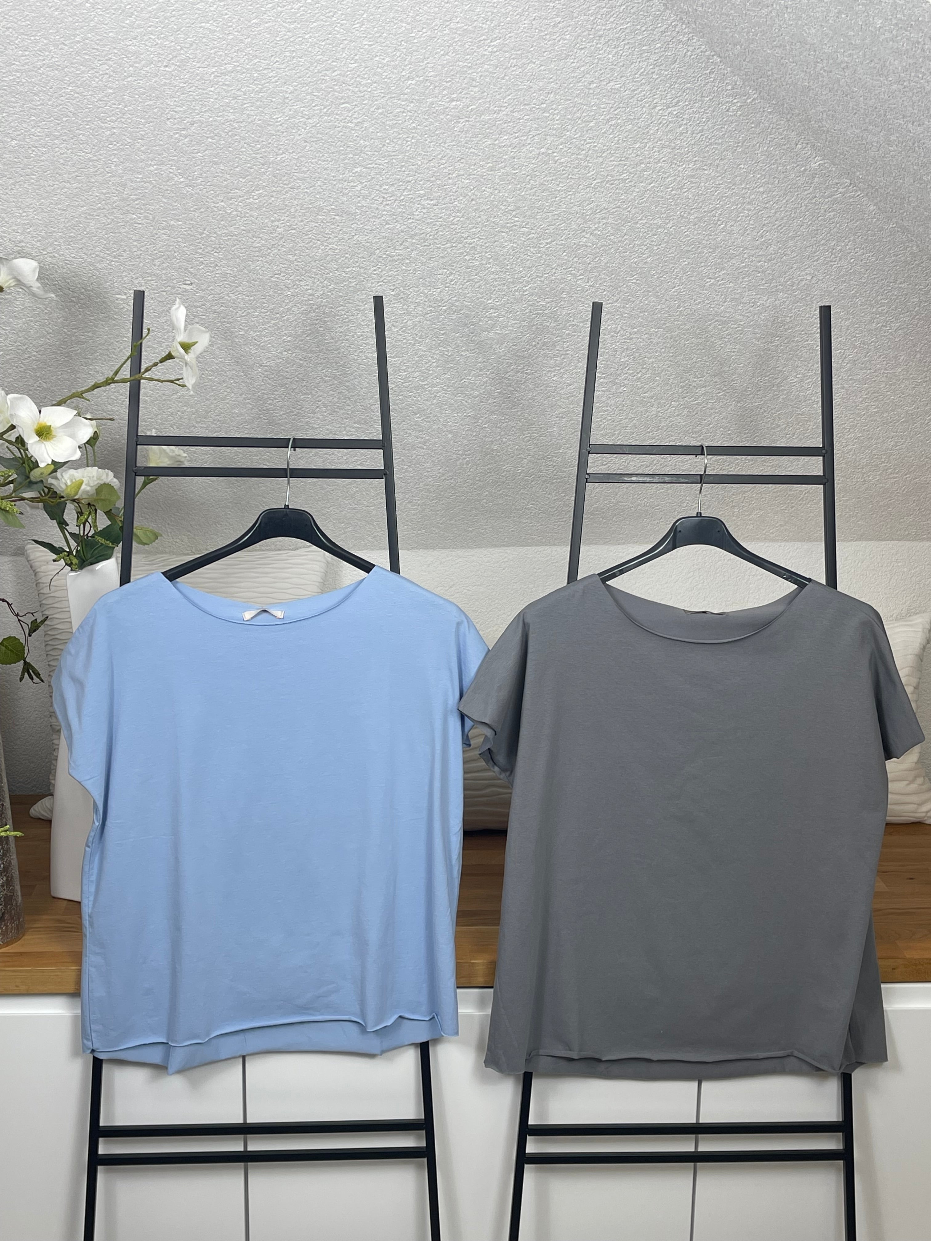 Damen T - Shirt „Basic“ Einheitsgrösse Gr. 36 - 44 in vielen Farben