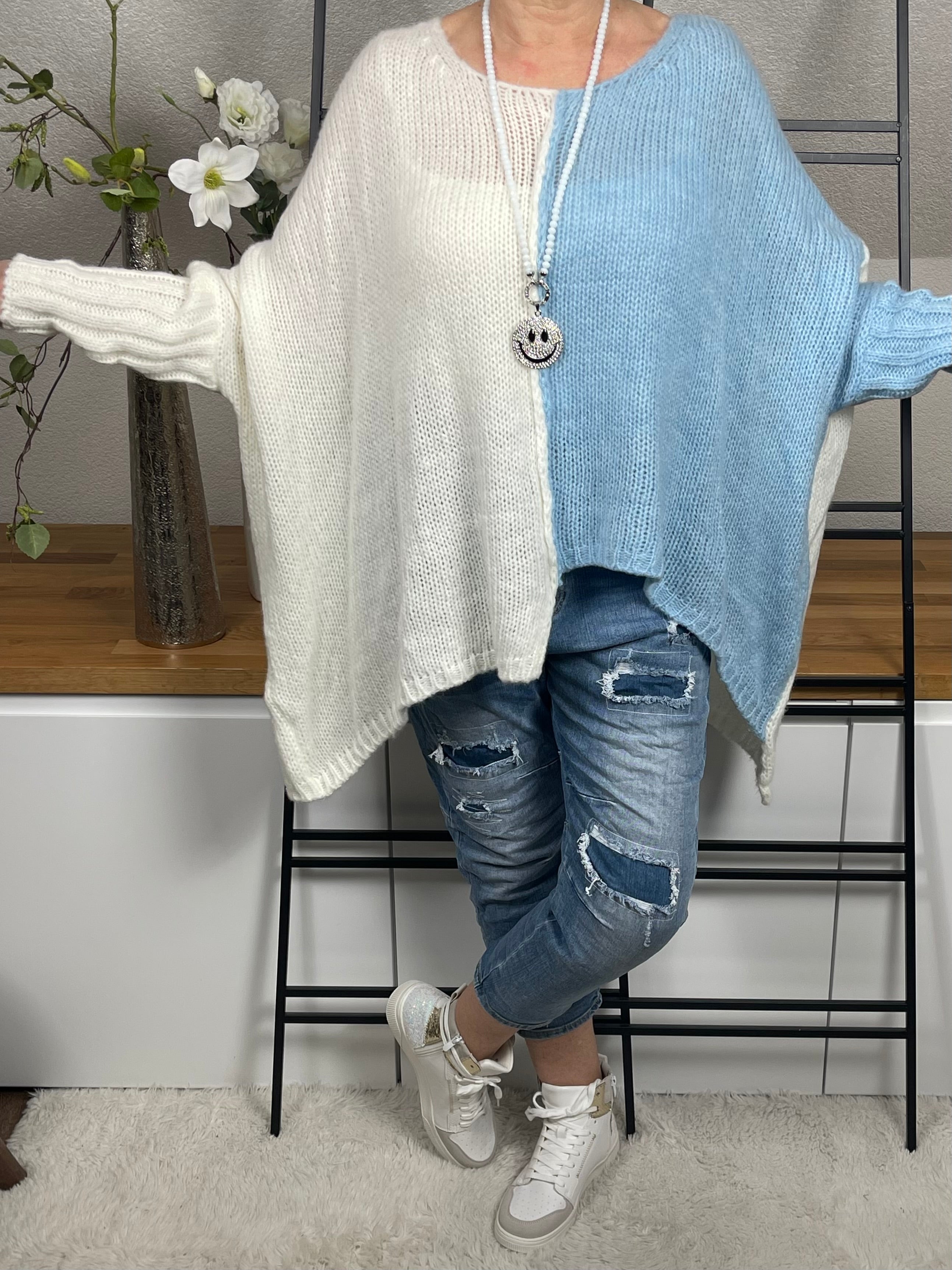 !!!!KEINE RETOURE MÖGLICH !!!!Pullover „Cary“ Einheitsgrösse Gr. 38 - 48+