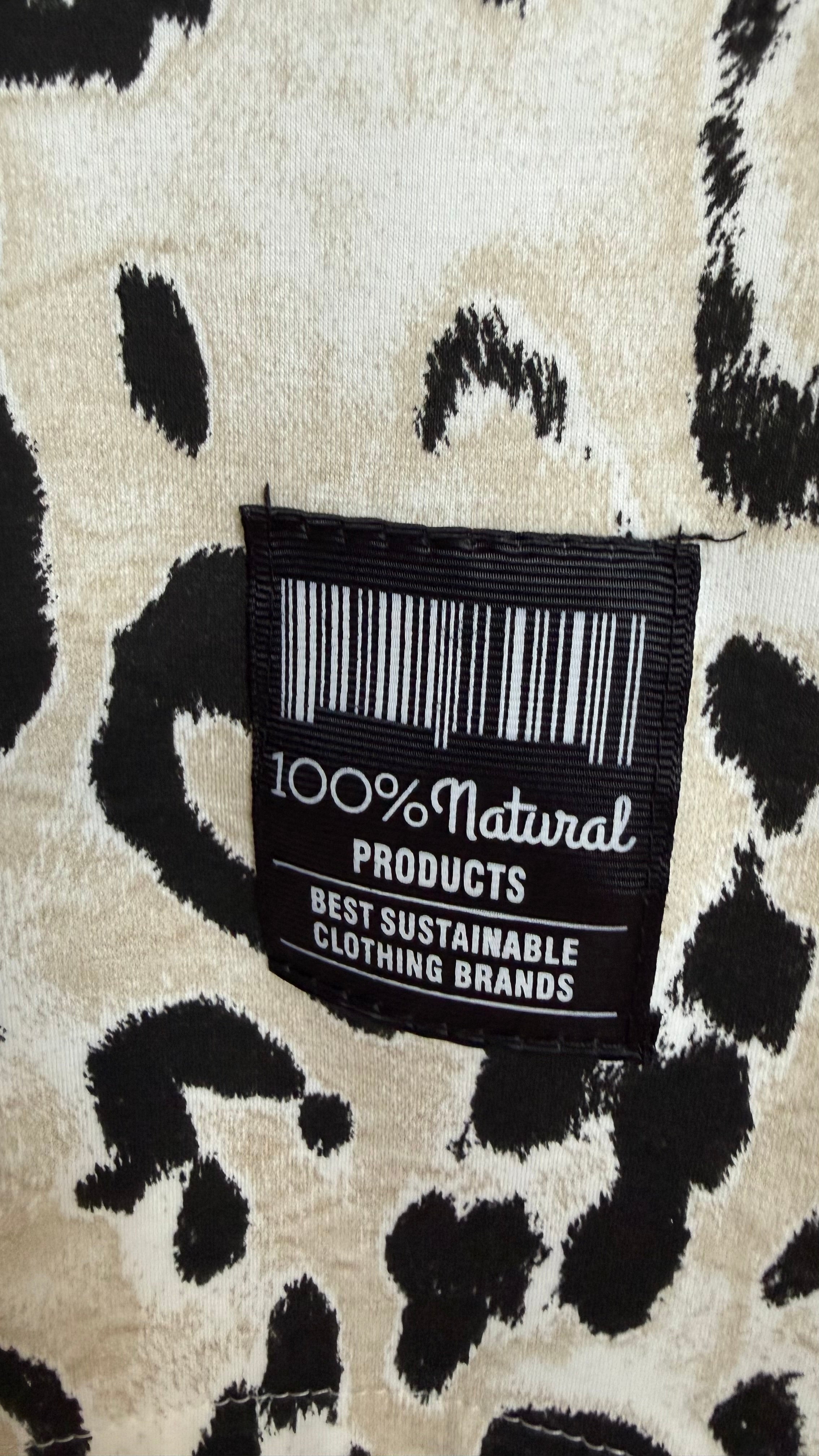 Sweater mit „Animal Print“ in weiß - schwarz