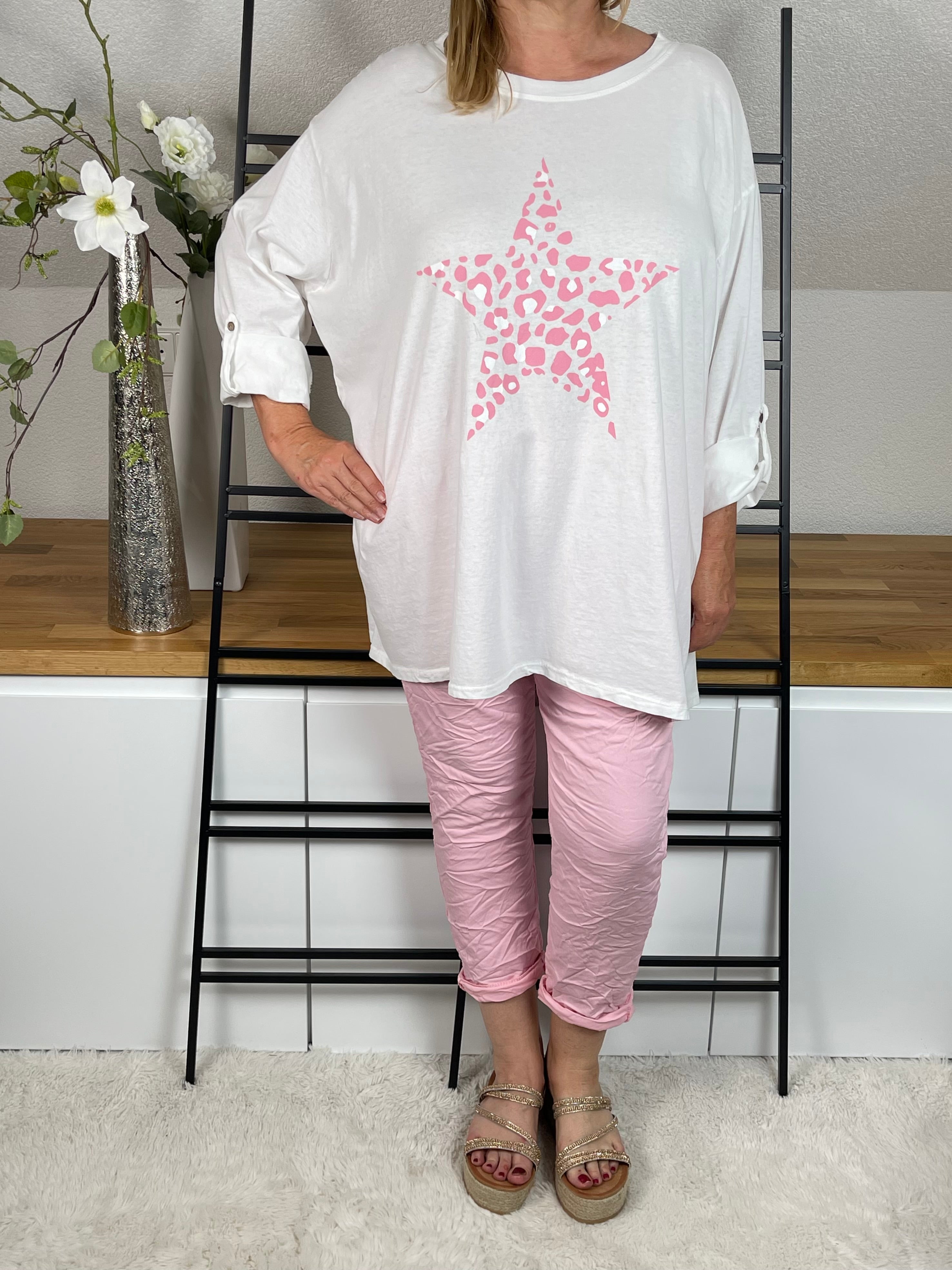 !!!!Keine RETOURE MÖGLICH!!! Shirt „Stern“ Einheitsgrösse Gr. 42 - 48+