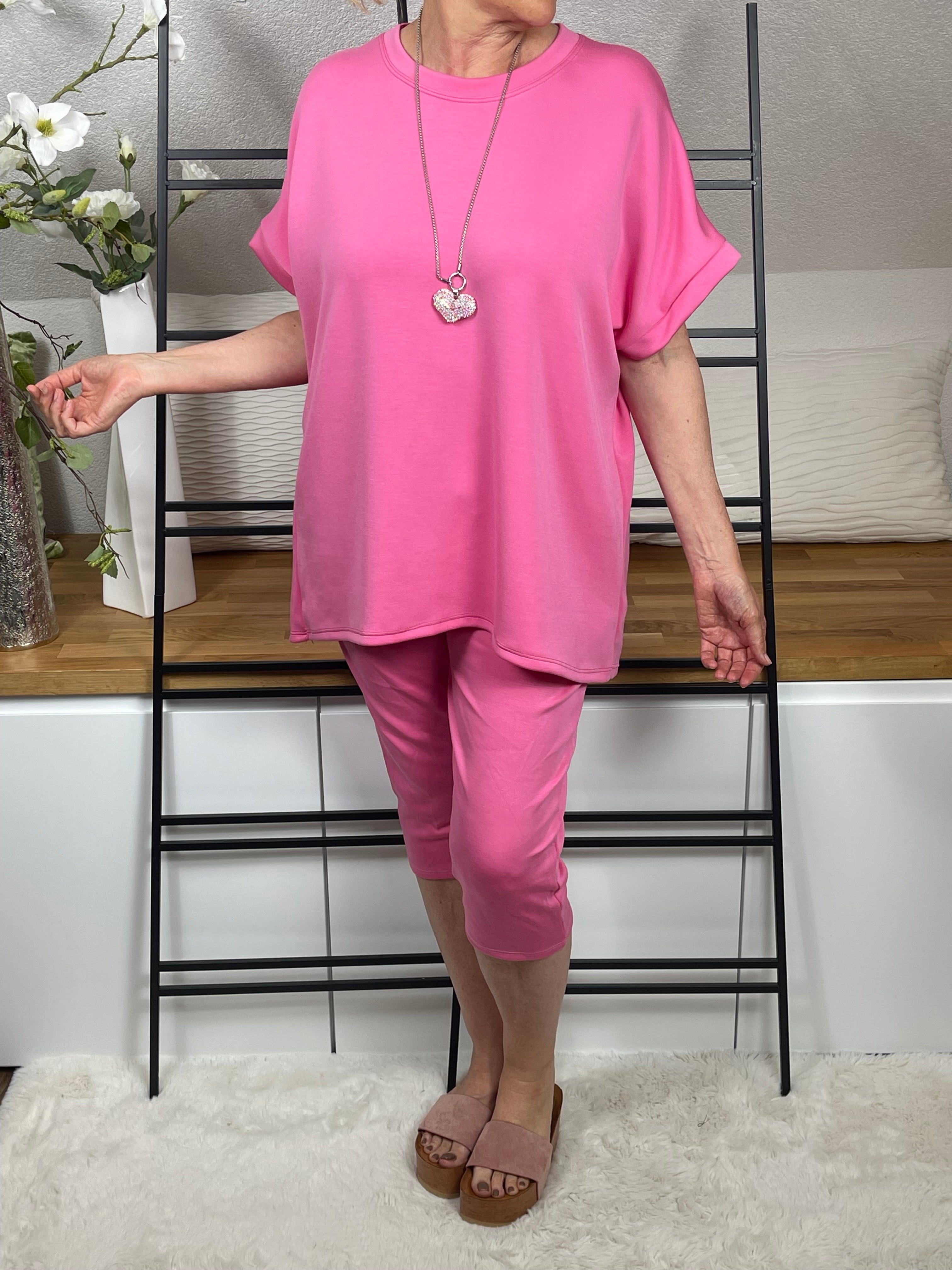 Damen 3/4 Jogpant „Fluffi“ Einheitsgrösse Gr. 38 - 42 in 9 Farben