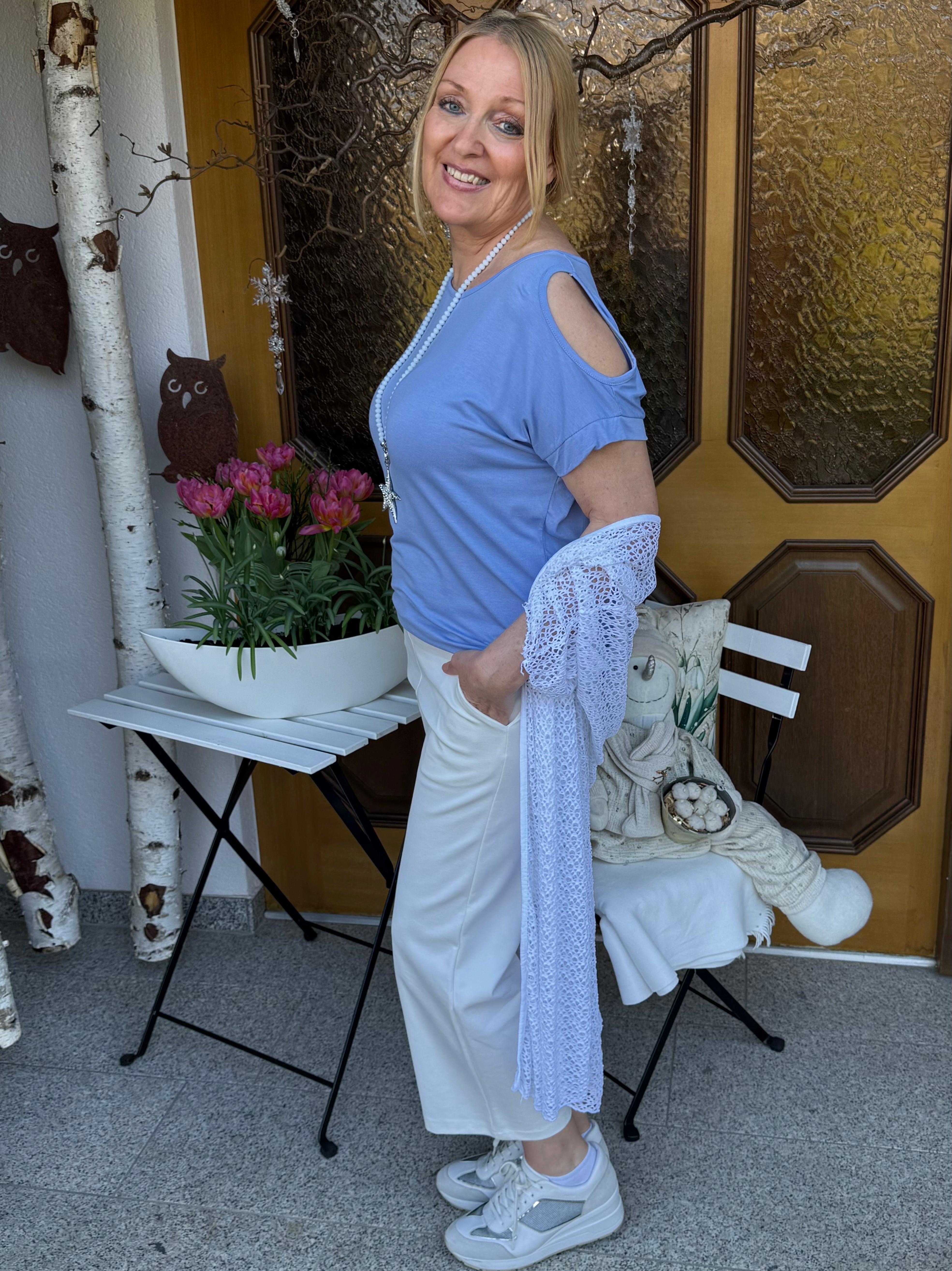 Schickes Shirt „Off Shoulder“ in 3 Farben