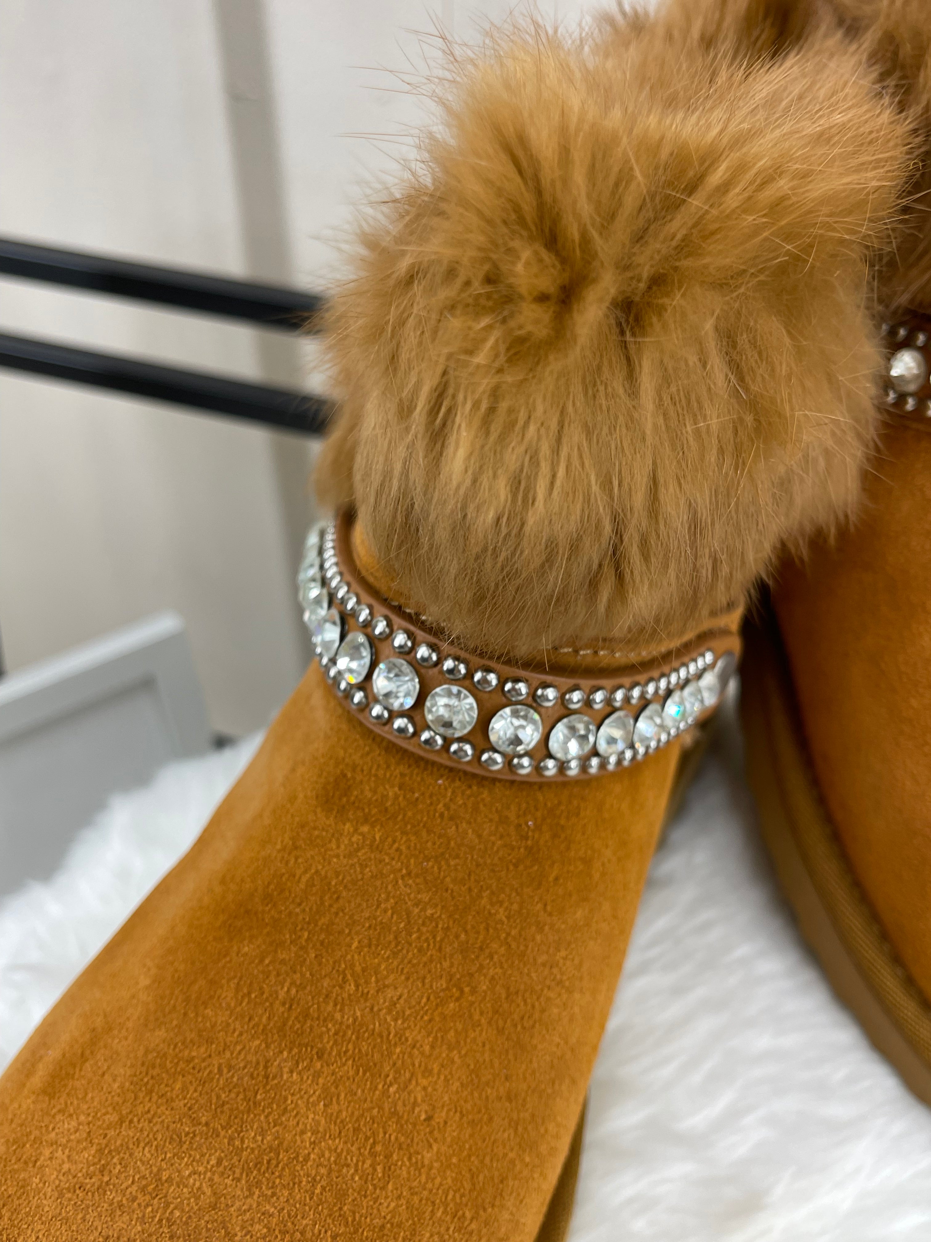 Damen Stiefelette „Echtleder“ Gr. 36 - 41