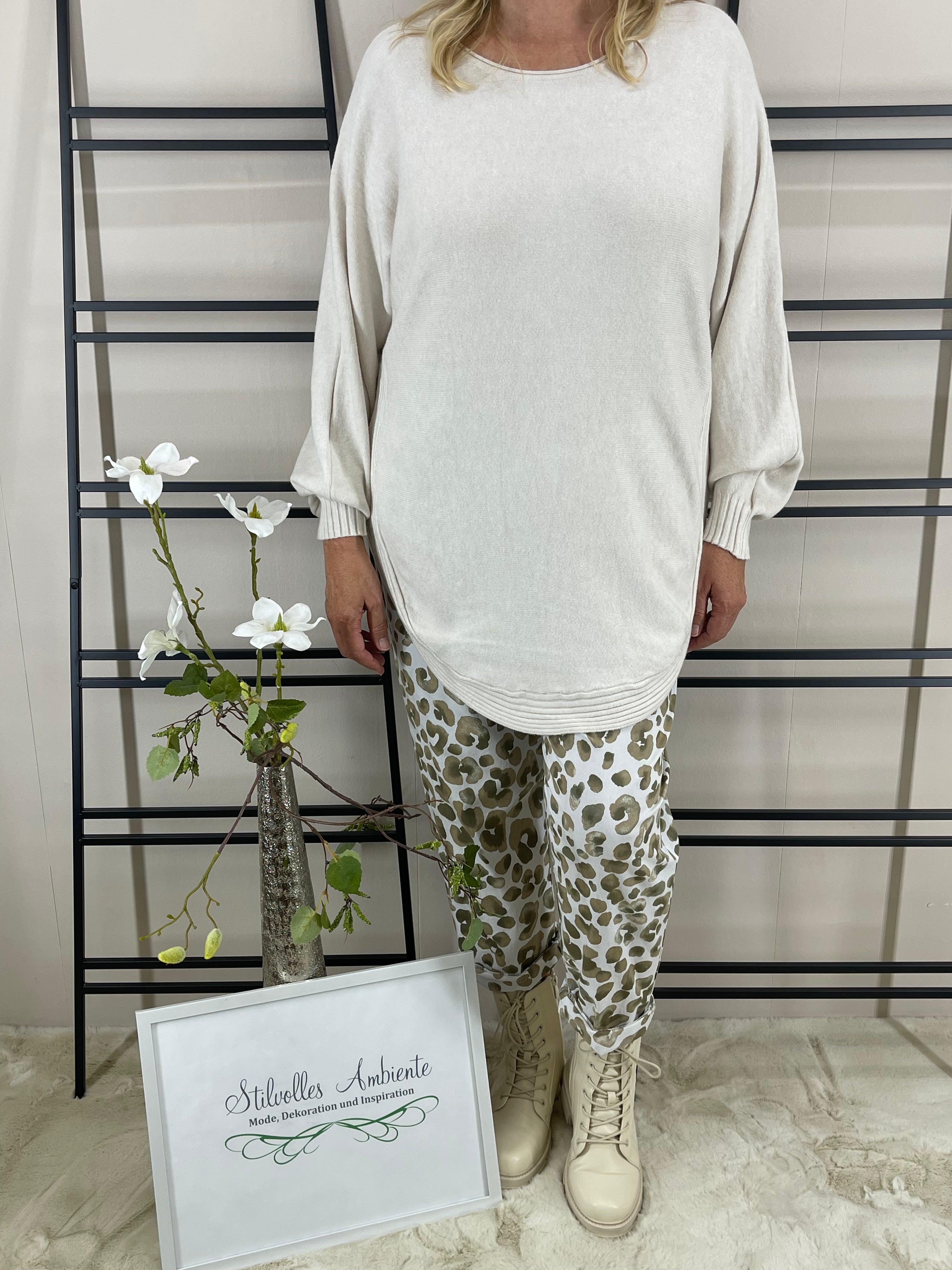 Hochwertiger Damen Long - Pullover Einheitsgrösse Gr. 36 - 42 in vielen Farben