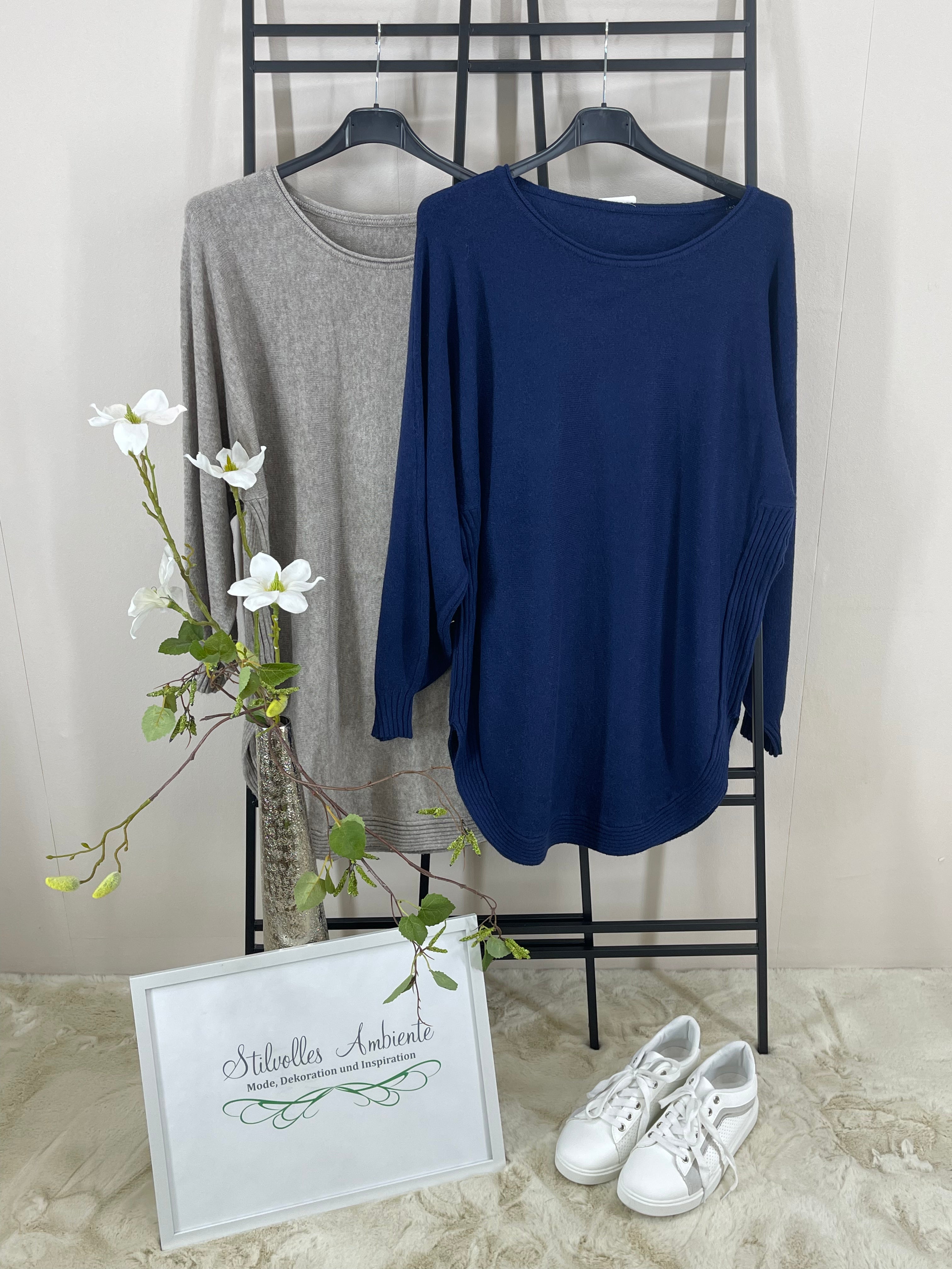 Hochwertiger Damen Long - Pullover Einheitsgrösse Gr. 36 - 42 in vielen Farben