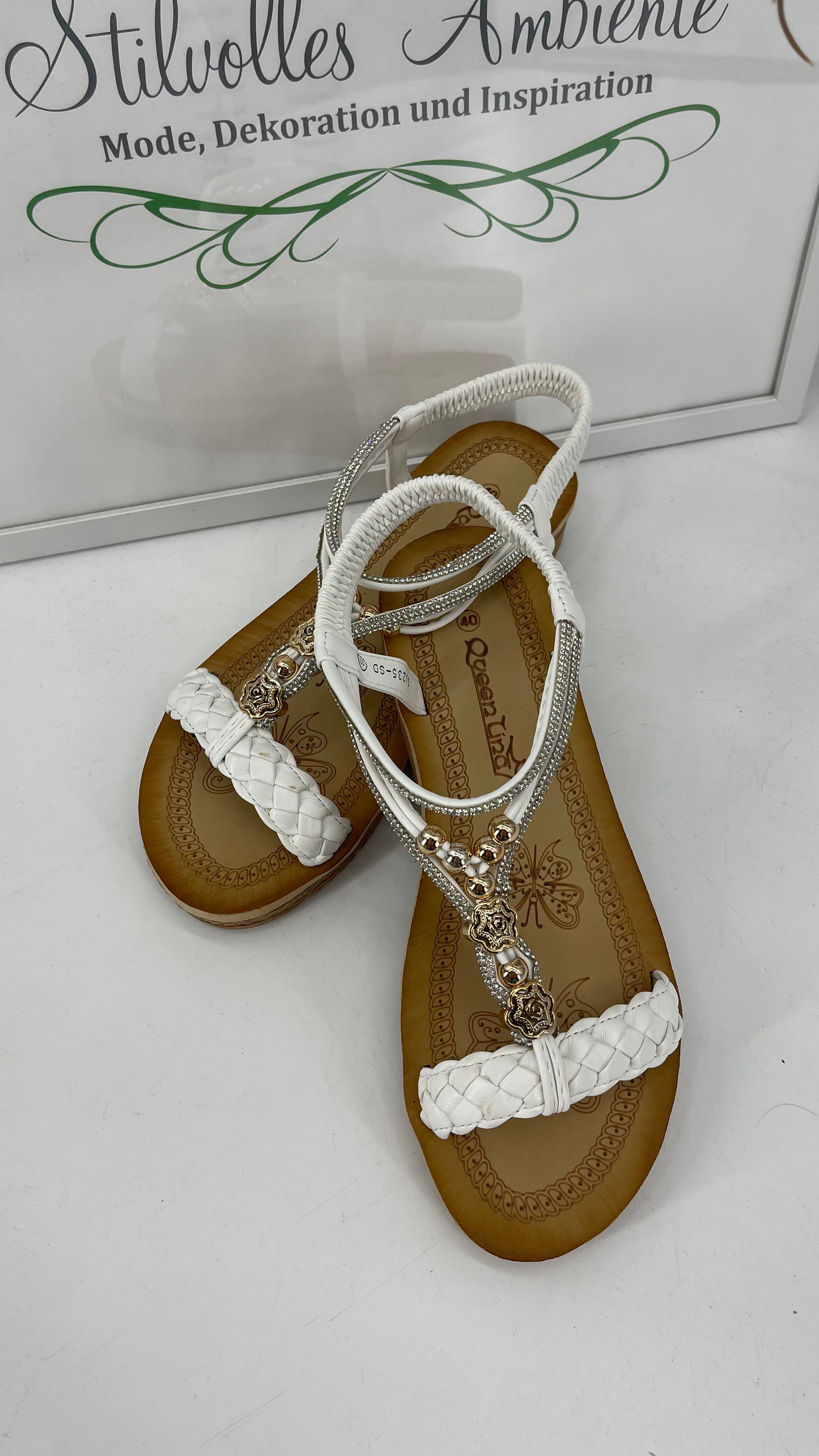 !!!!KEINE RETOURE MÖGLICH!!!! Schlupf - Sandalette mit Dehnbund  Gr. 36 - 41