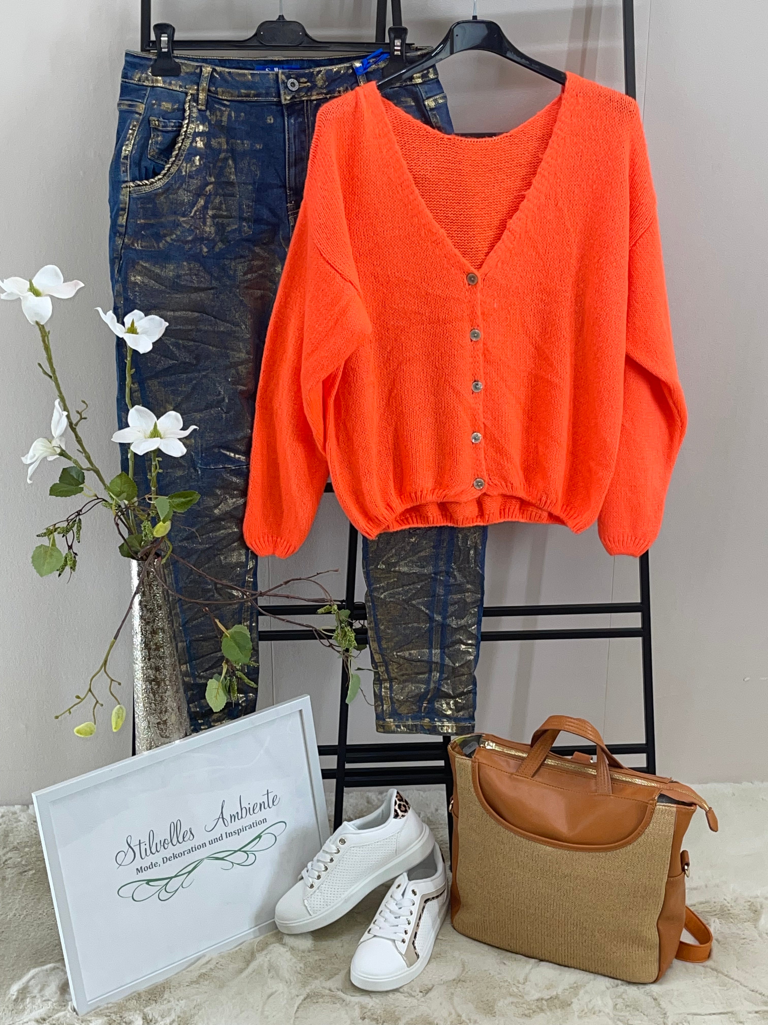 !!!!KEINE RETOURE MÖGLICH!!!! Strickjacke „Wendy“ Einheitsgrösse Gr. 36 - 44