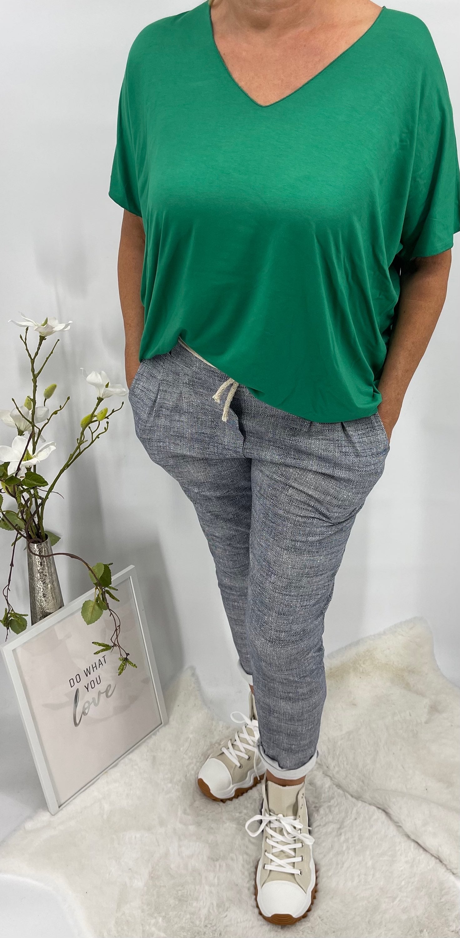 T - Shirt Einheitsgrösse Gr. 36 - 46 in 12 Farben