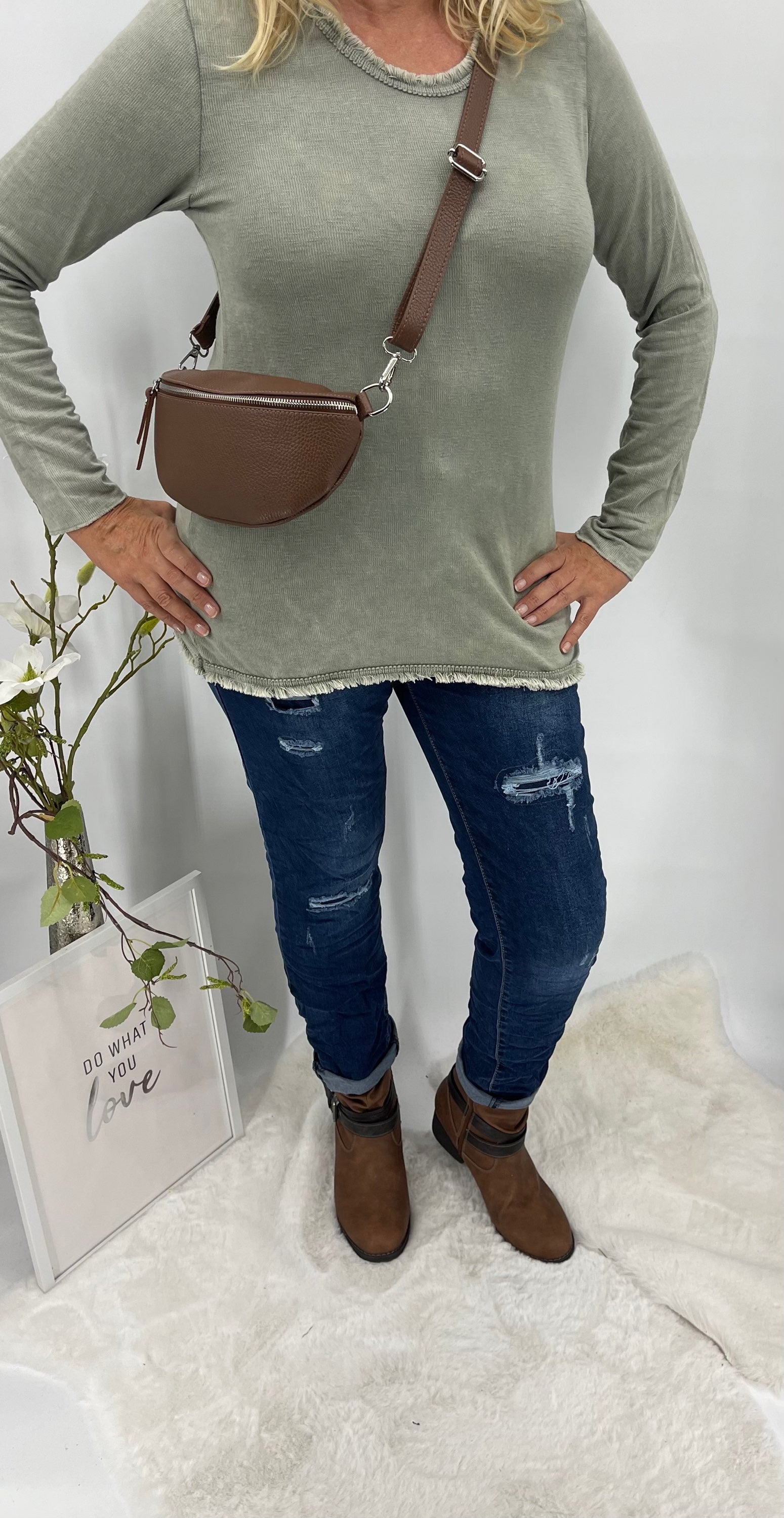 !!!!KEINE RETOURE MÖGLICH!!!! 
Shirt „Feinstrick“ Einheitsgrösse Gr. 36 - 40/42