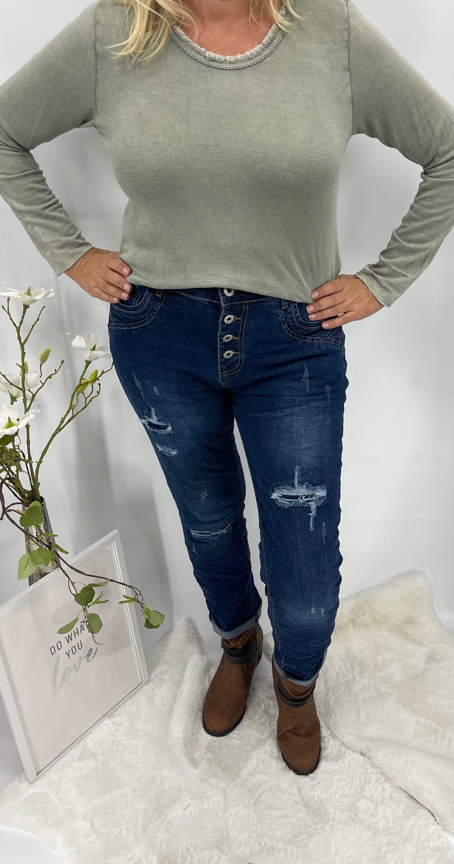 !!!!KEINE RETOURE MÖGLICH!!!! 
Shirt „Feinstrick“ Einheitsgrösse Gr. 36 - 40/42