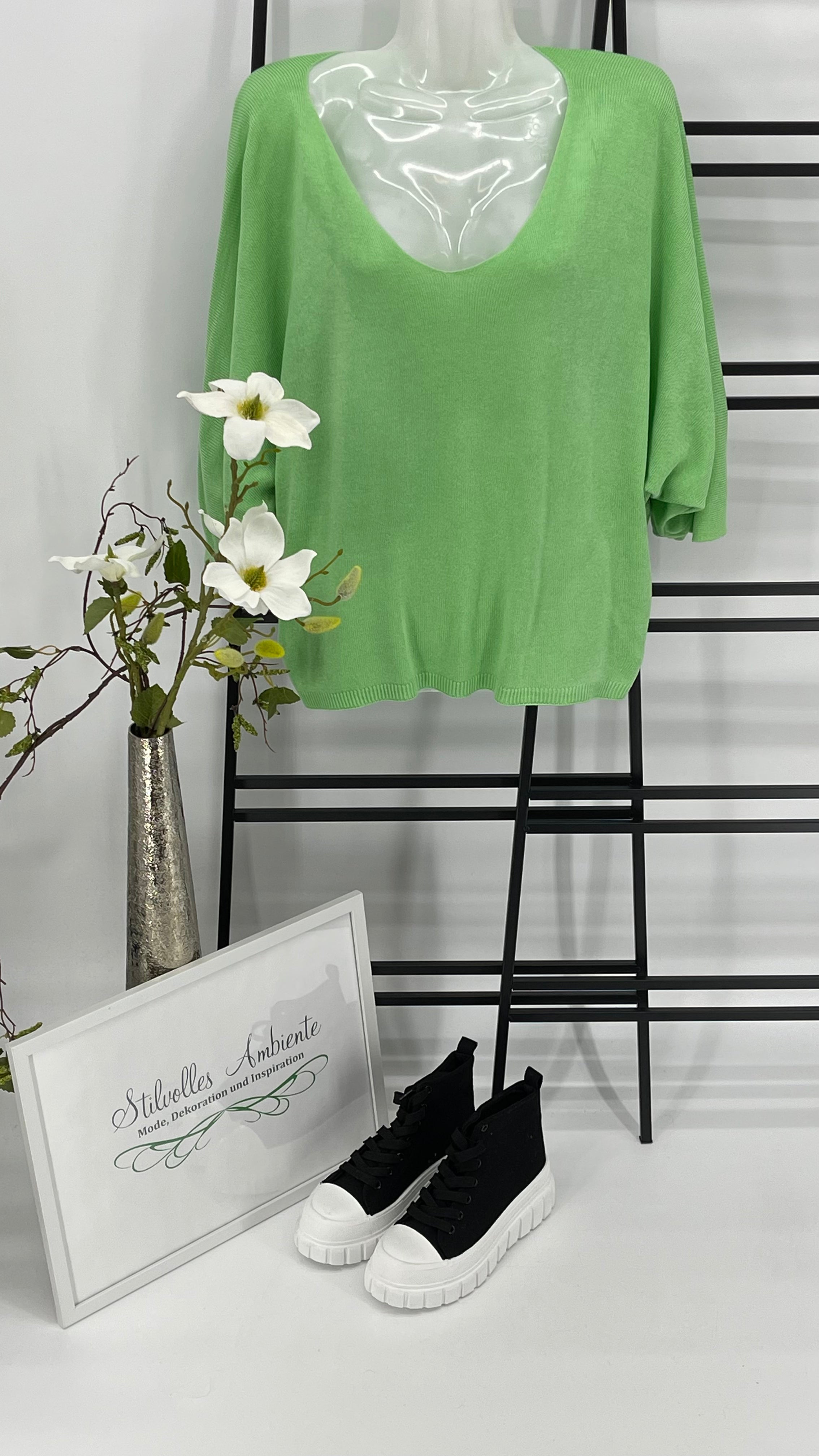 !!!!KEINE RETOURE MÖGLICH!!!! 
Shirt “Feinstrick“  Einheitsgrösse Gr. 36 - 42 in 3 Farben