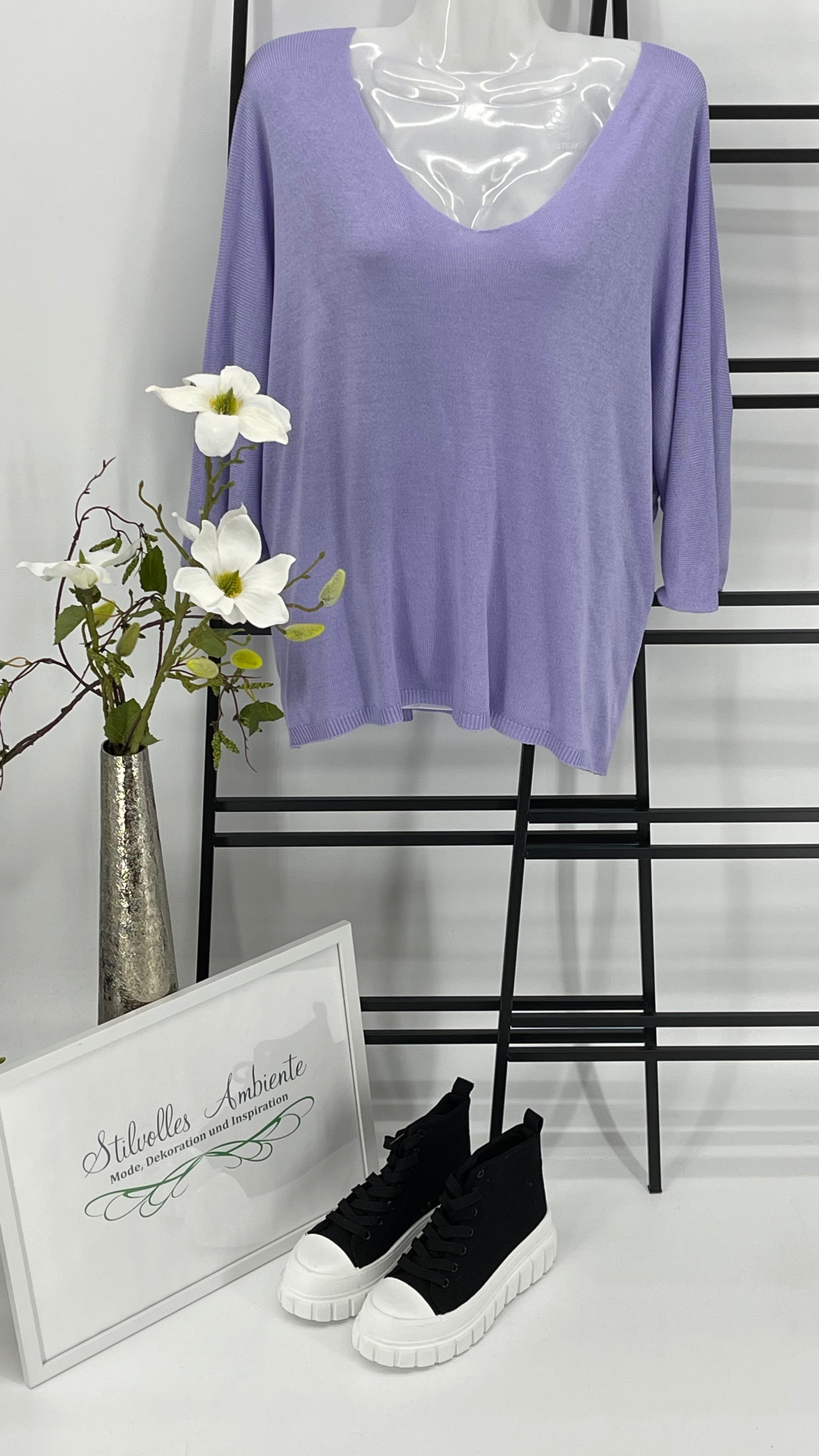 !!!!KEINE RETOURE MÖGLICH!!!! 
Shirt “Feinstrick“  Einheitsgrösse Gr. 36 - 42 in 3 Farben