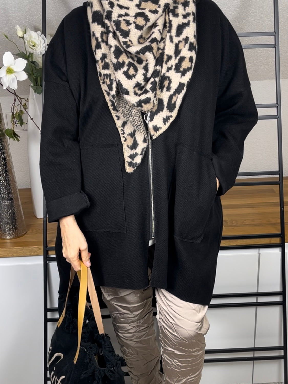 Mantel „Vintage“ Einheitsgrösse Gr. 42 - 48+ in 3 Farben