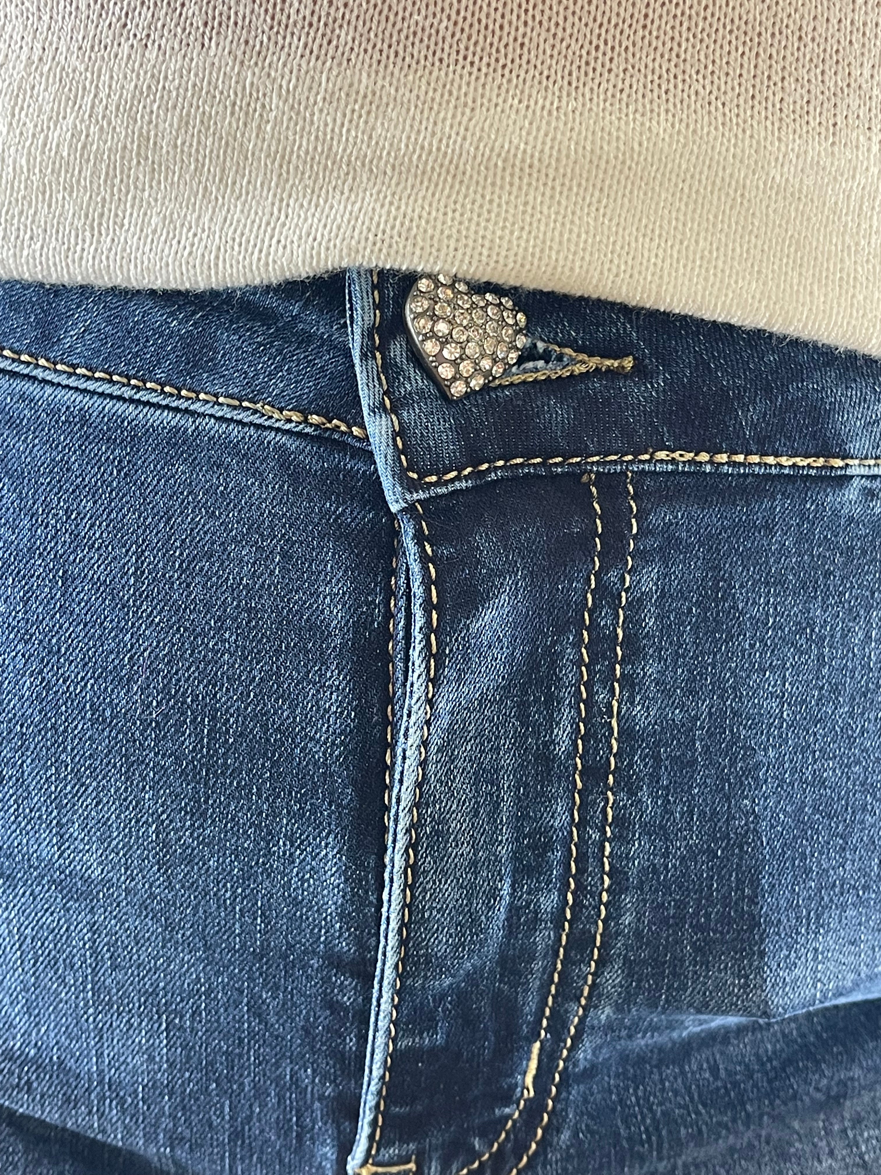 !!!!KEINE RETOURE MÖGLICH!!!! 
Jeans „Allegra“ mit  „Herz“ Gr. 36 - 44