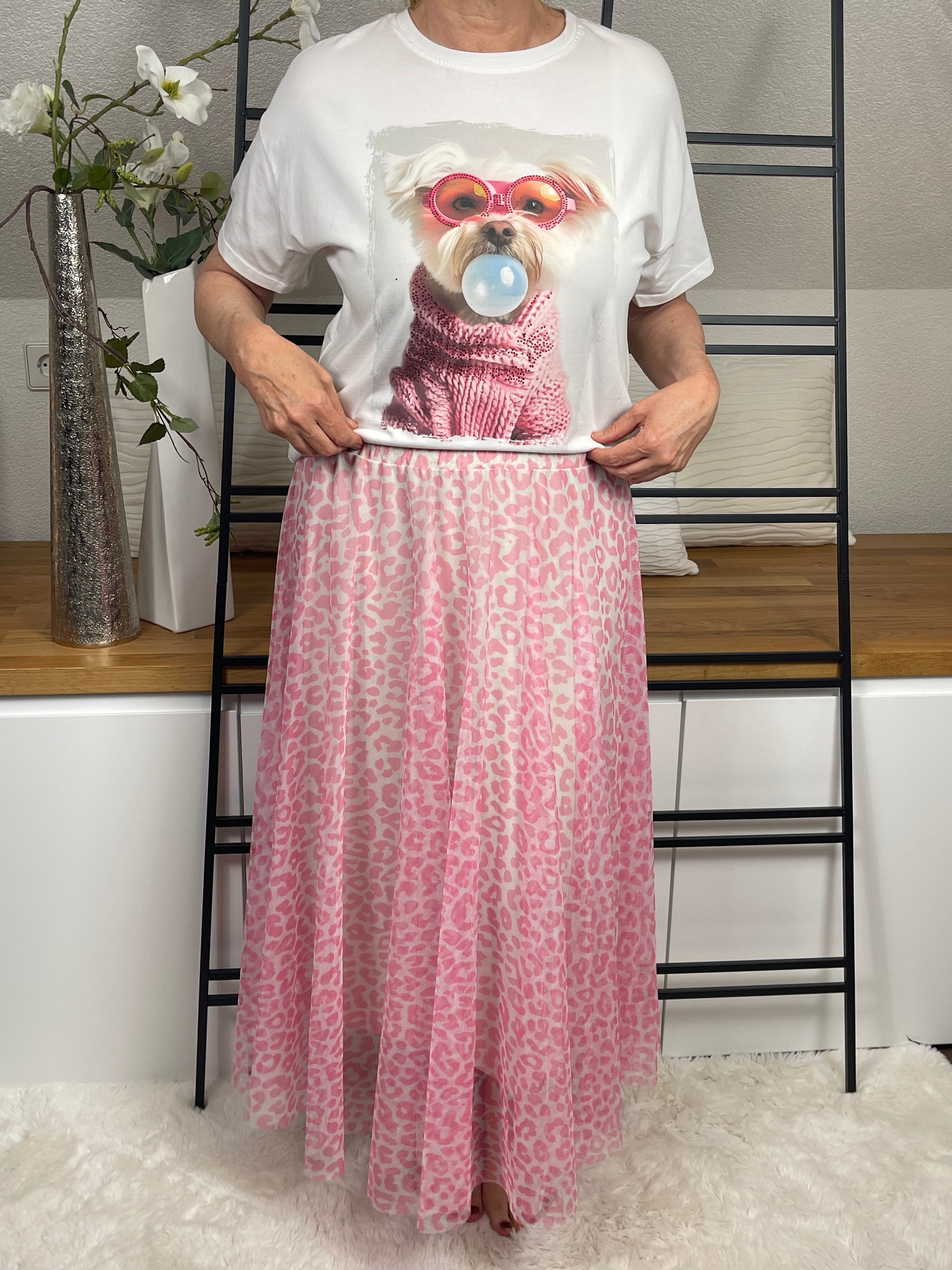 !!!!KEINE RETOURE MÖGLICH!!!! Damen - Tüllrock „Animal Print“ Einheitsgrösse Gr. 38 - 48 in 6 Farben