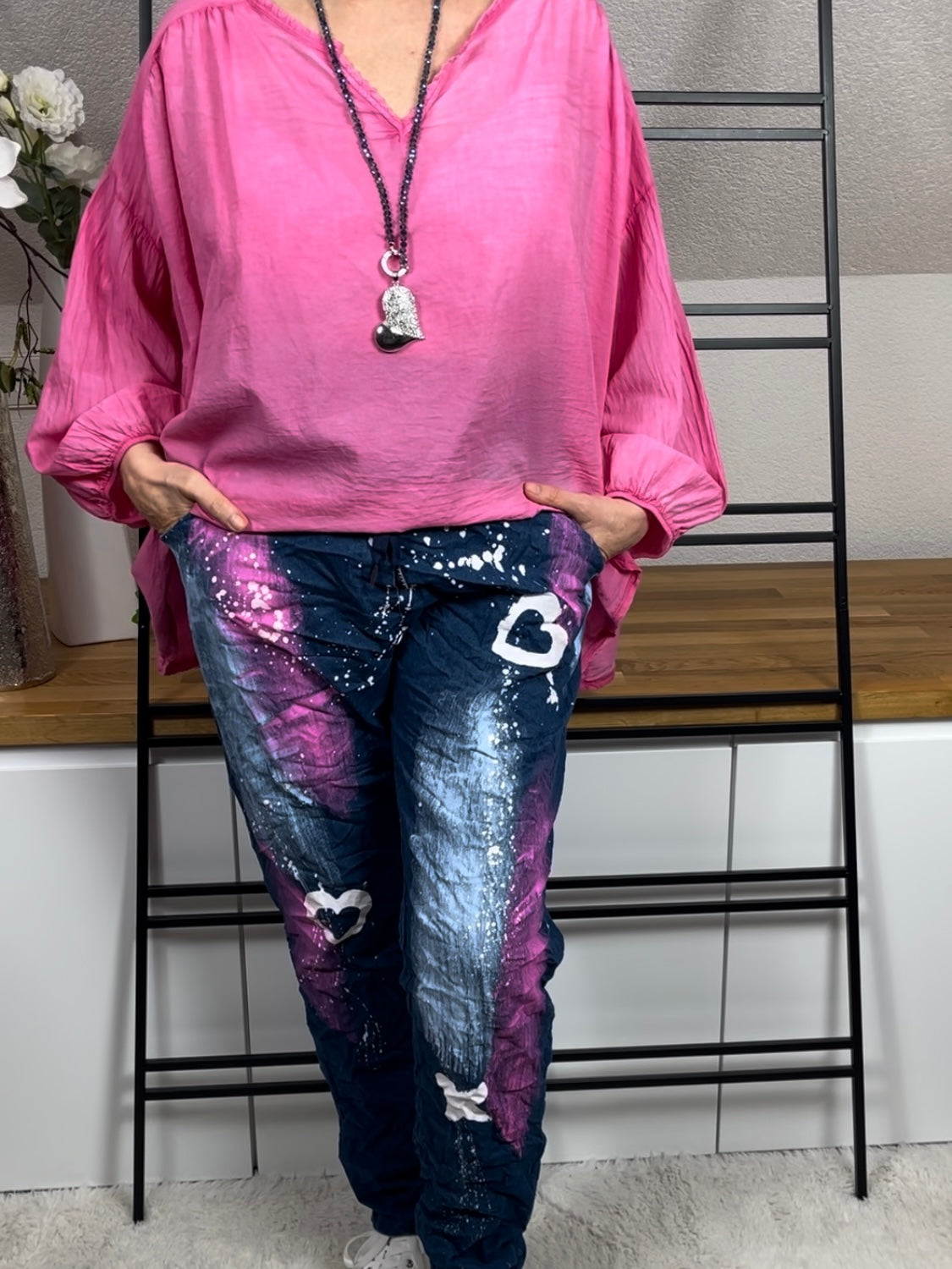 !!!!KEINE RETOURE MÖGLICH!!!! Tunika „Biglight“ Einheitsgrösse Gr. 36 - 48+