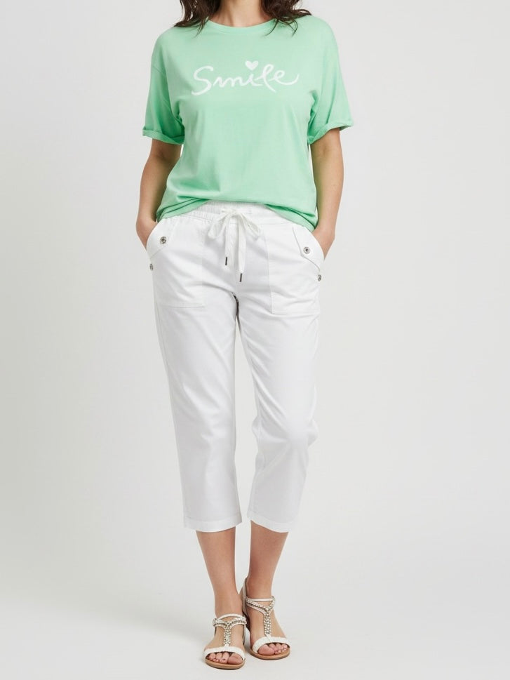 T - Shirt „Smile“ in 5 Farben