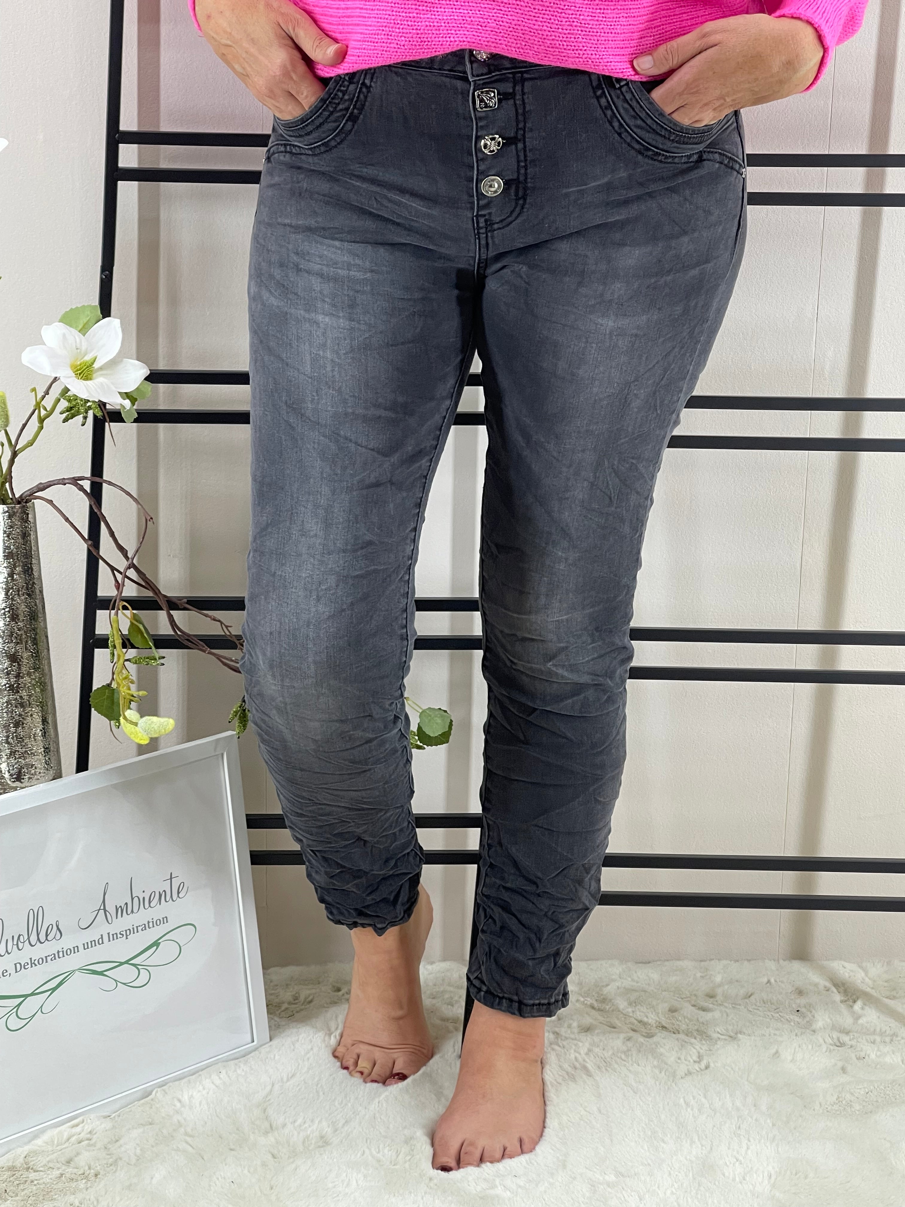 !!!!KEINE RETOURE MÖGLICH!!!! 
Jeans „Alessa“ mit  „Herz“ Gr. 36 - 46