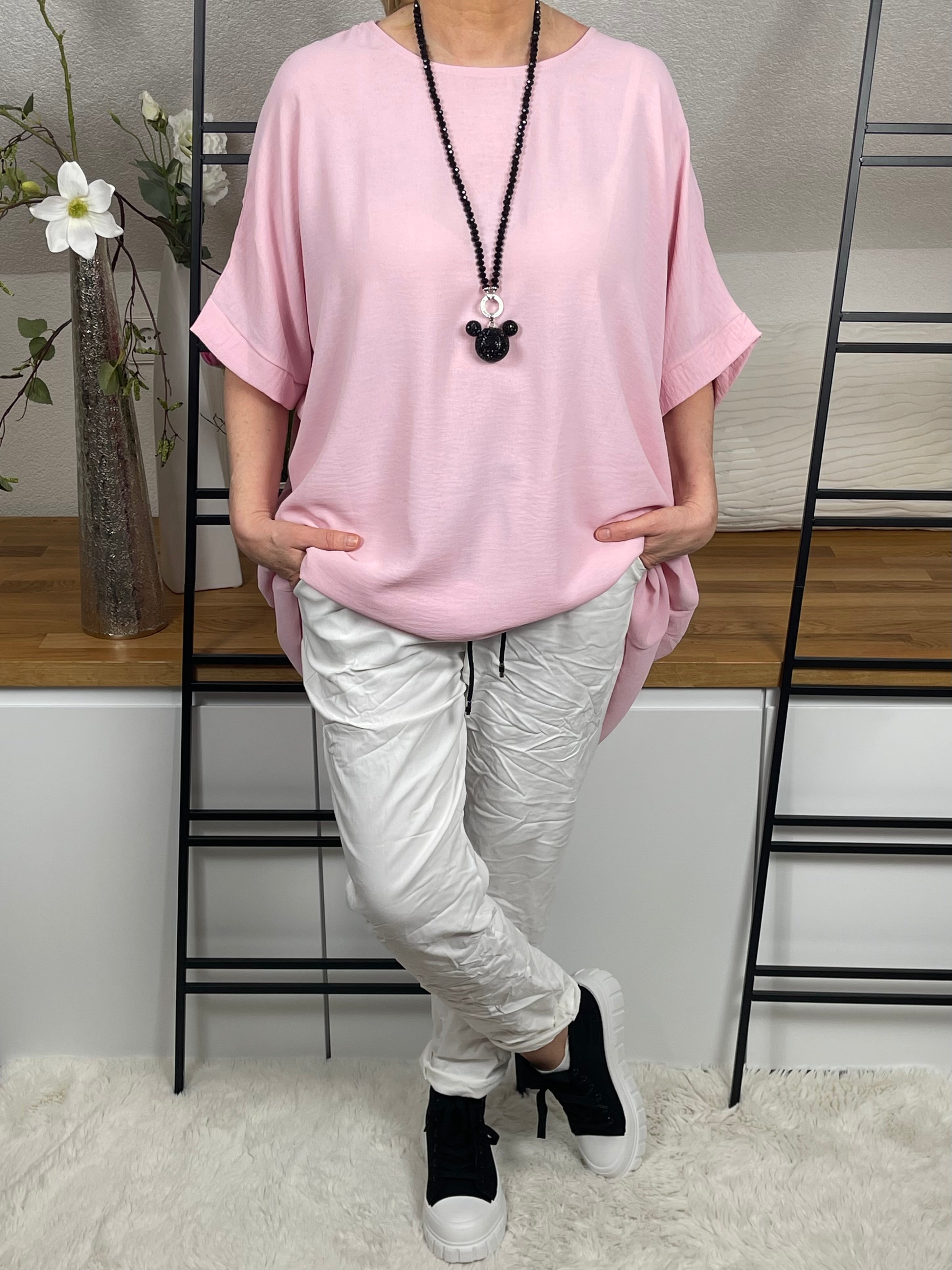 !!!!KEINE RETOURE MÖGLICH!!!! Damen Tunika - Shirt Einheitsgrösse Gr. 44 - 52 in 8 Farben