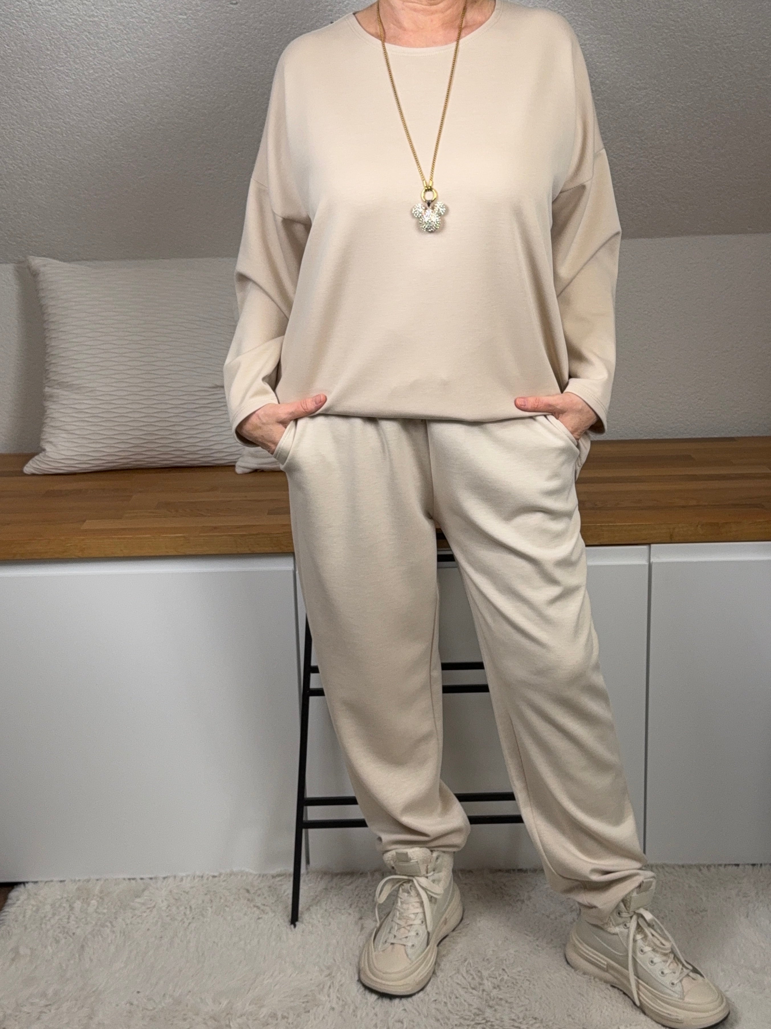 Damen Jogpant „Fluffi“ Einheitsgrösse Gr. 44 - 50 in vielen Farben