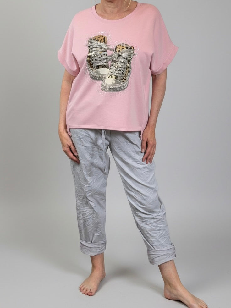 Glam „Fluffi“ Shirt in Sweat-Qualität in 3 Farben