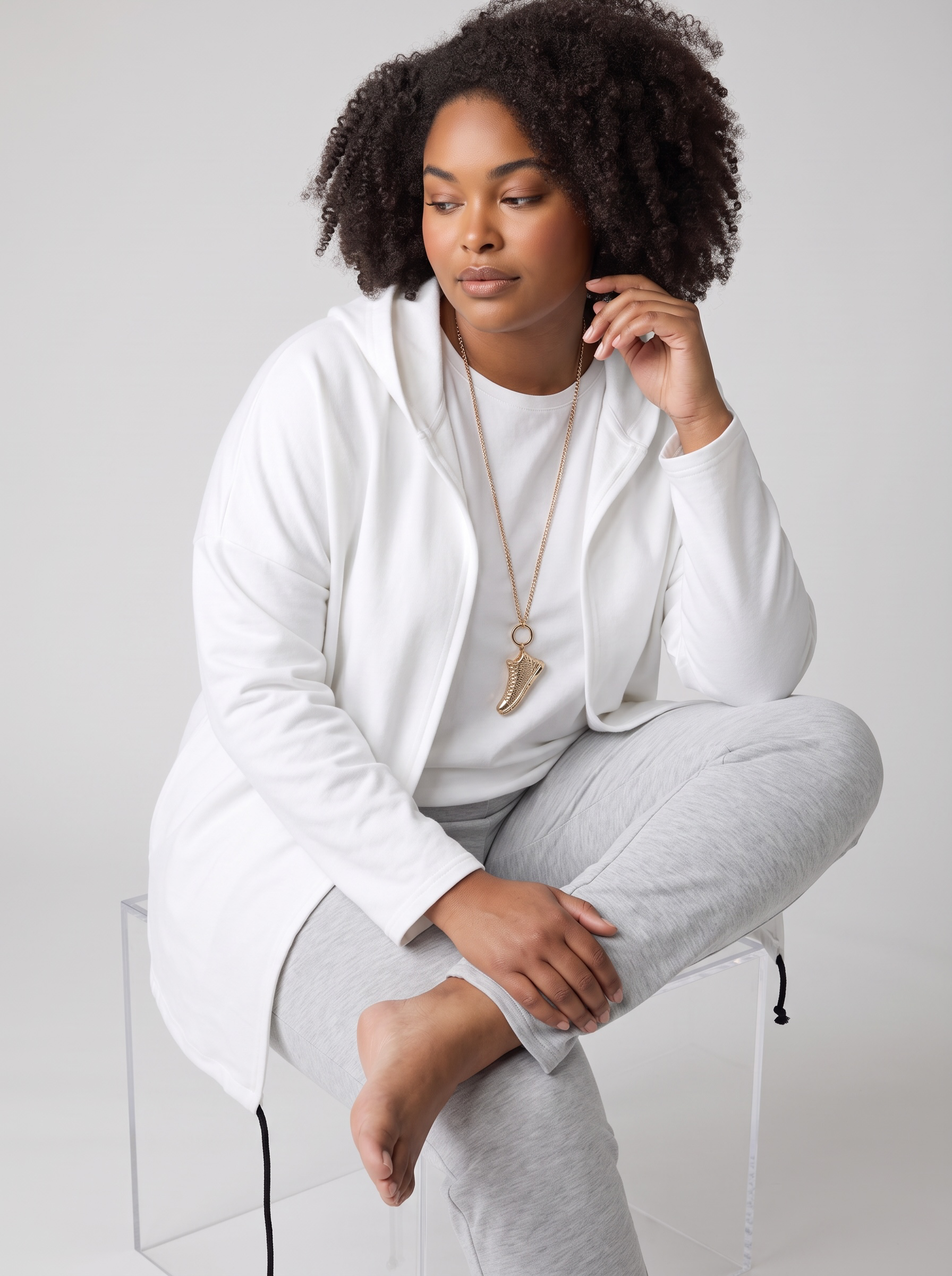 „Fluffi“ Sweat - Jacke in 3 Farben