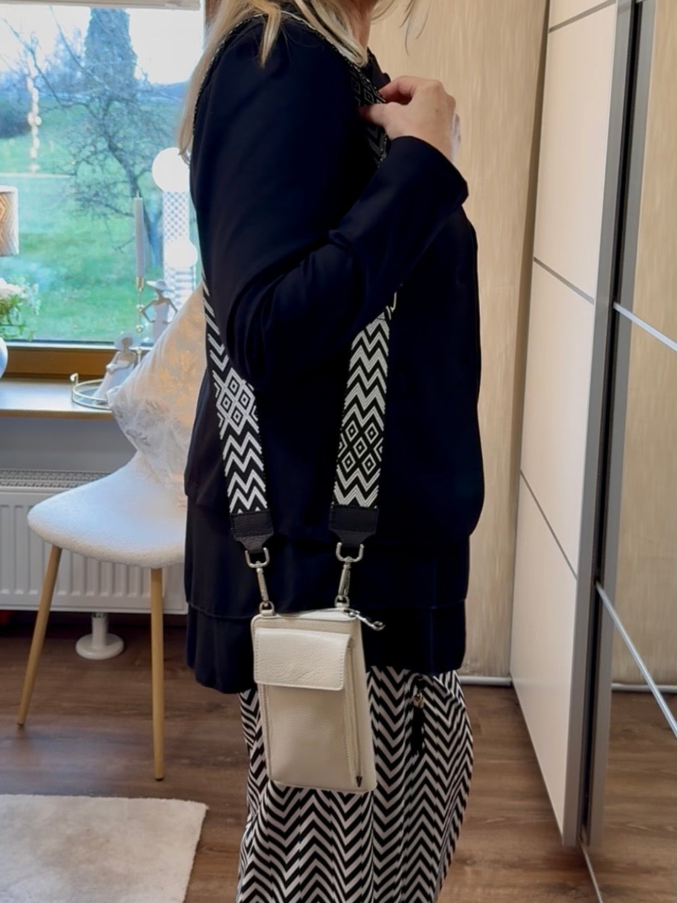 Hochwertige kleine Schulter - Tasche aus „Echtleder“ in 3 Farben