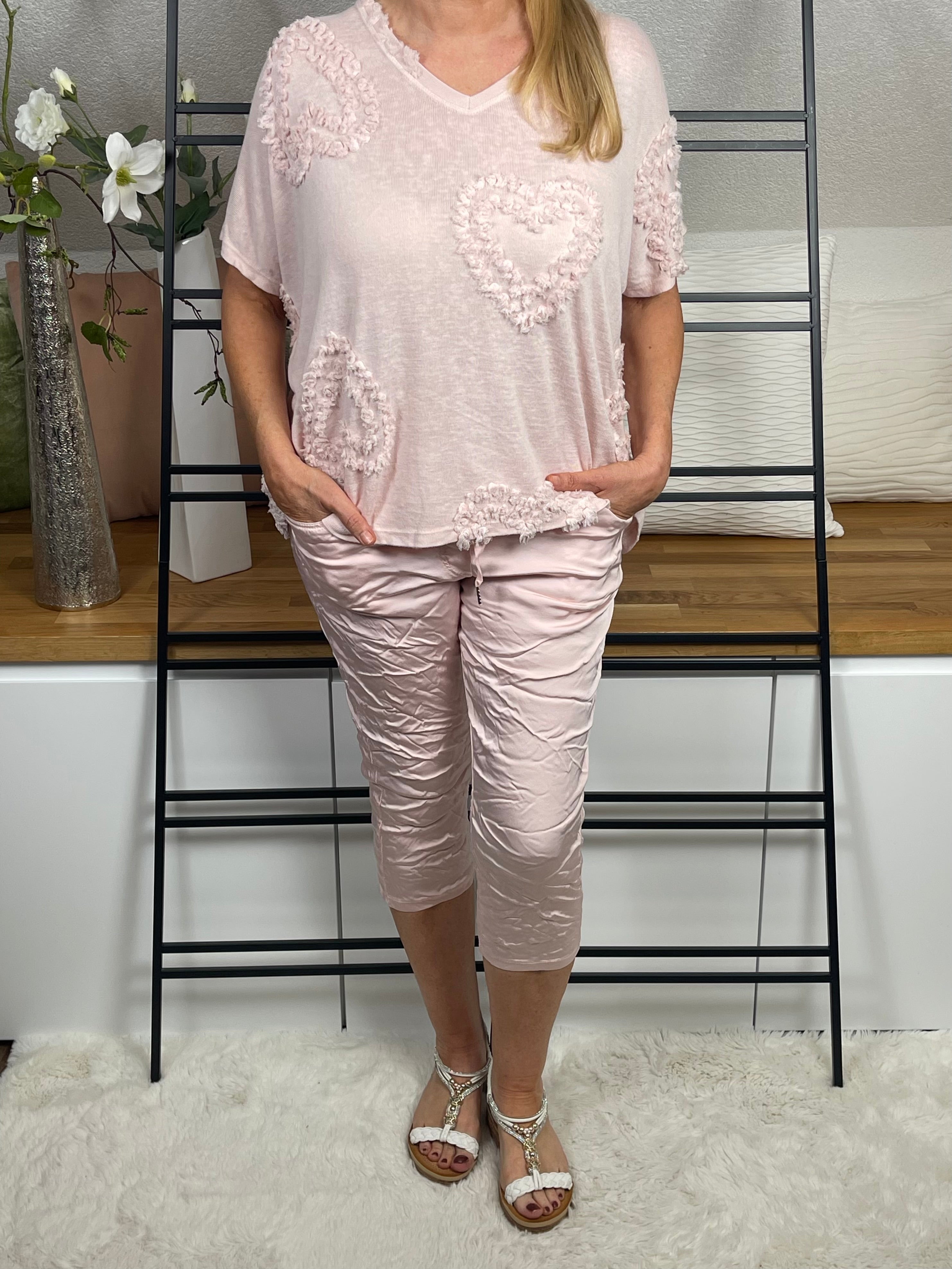 !!!!KEINE RETOURE MÖGLICH!!!! Damen Pullover - Shirt „Herzle“ Einheitsgröße Gr. 38 - 44 in 7 Farben