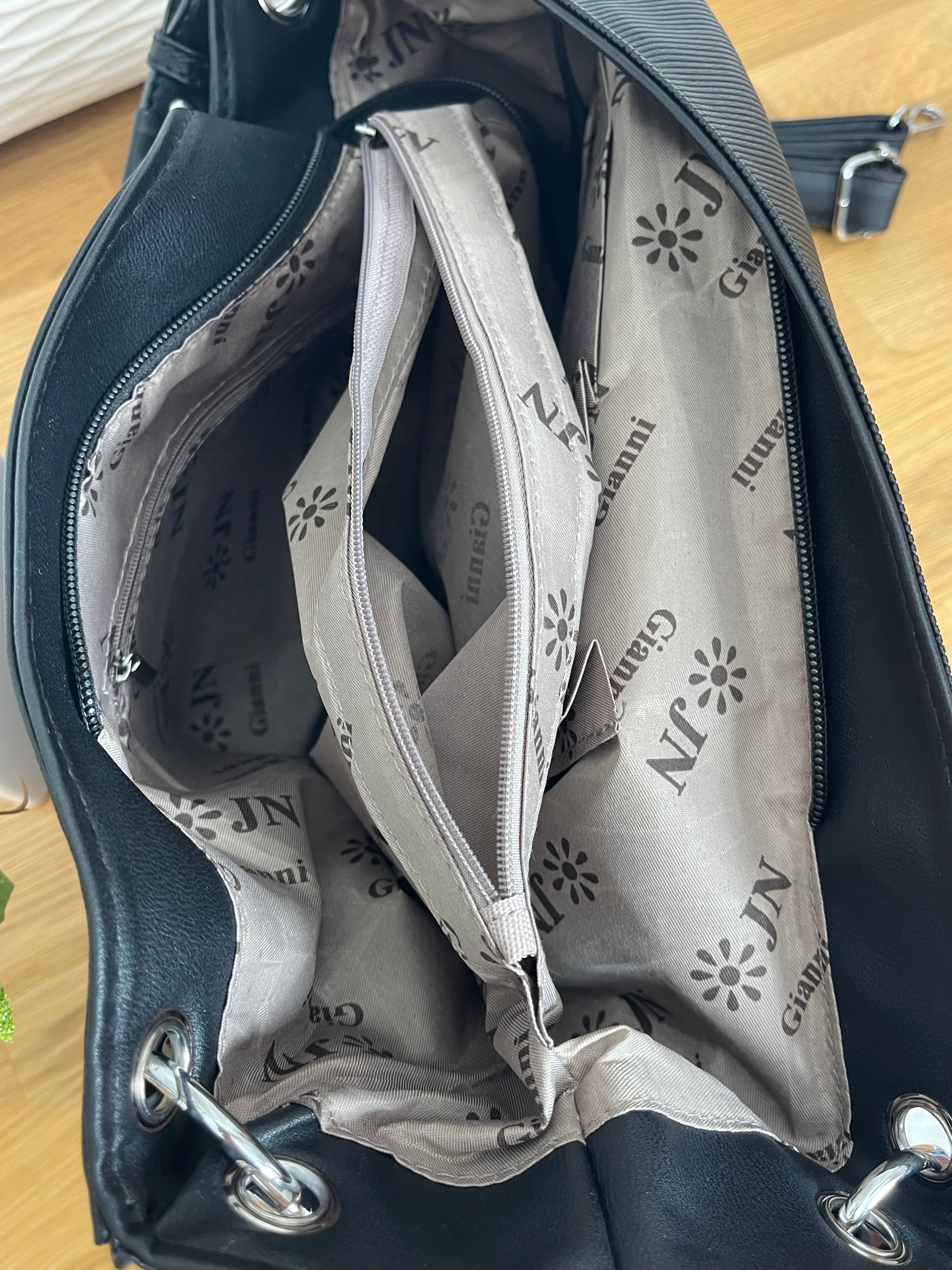 Hochwertige Tasche „Skull“ in schwarz