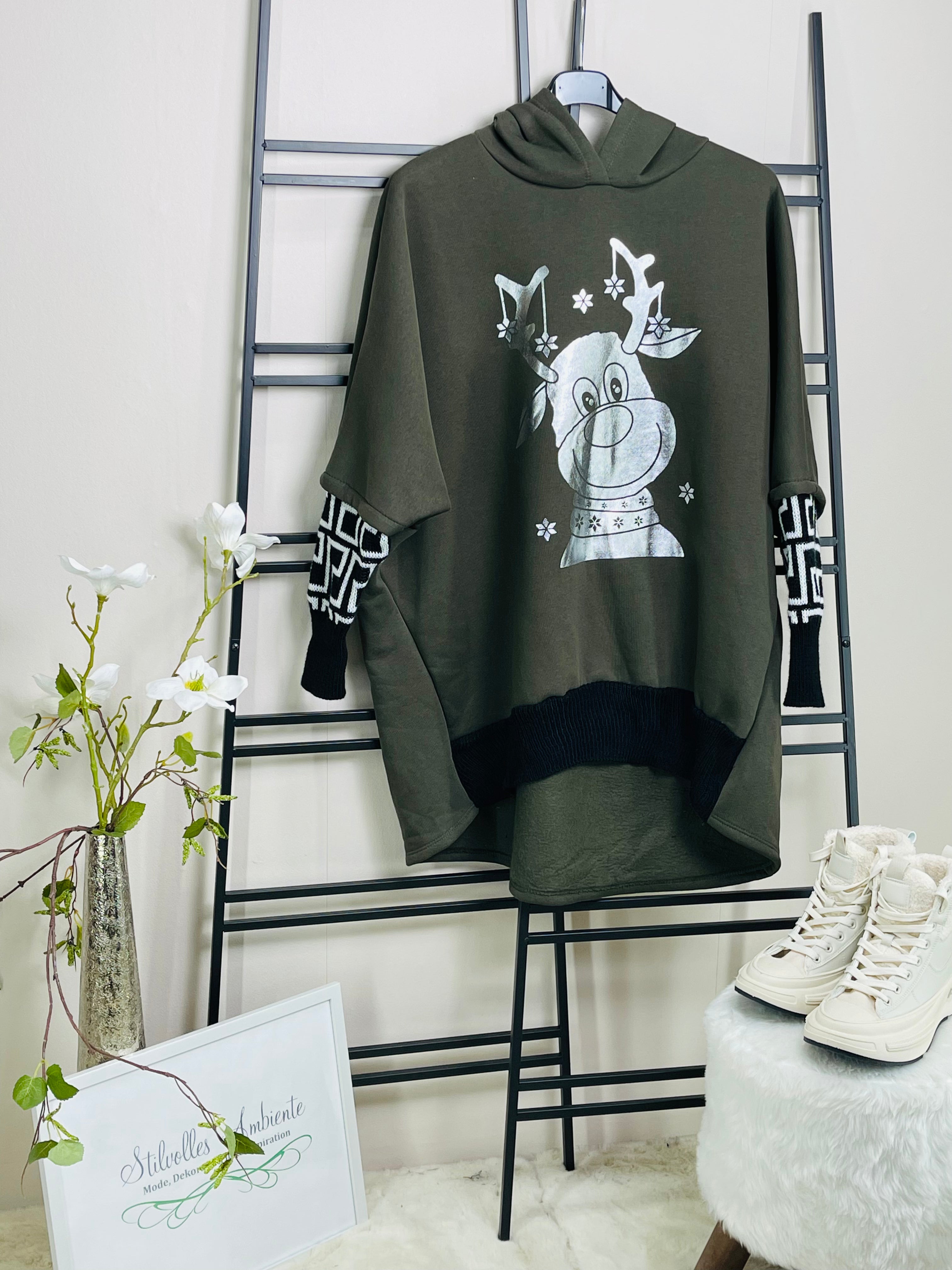 Hoodie „Rudolf“ Einheitsgrösse Gr. 36 - 48