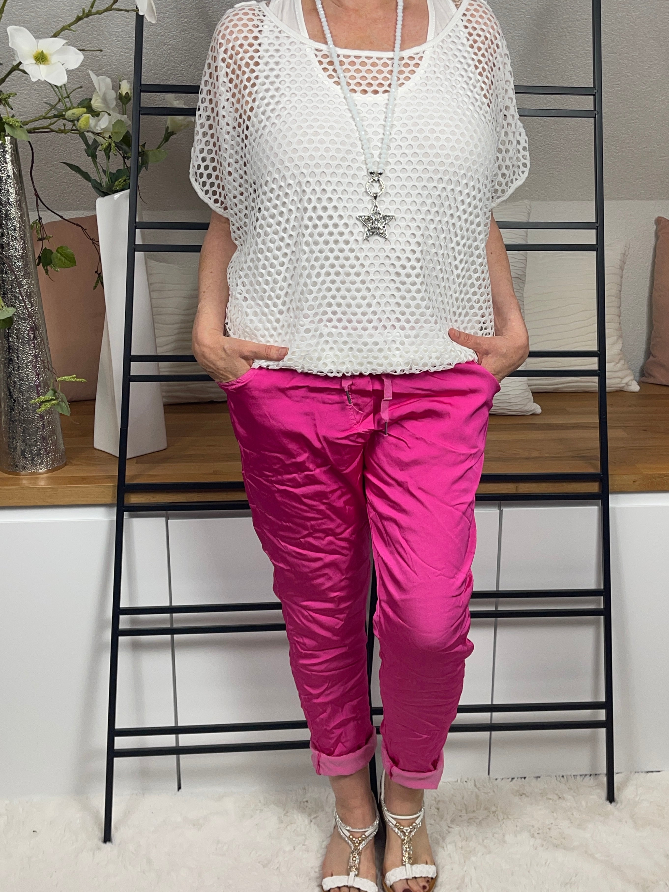 !!!!KEINE RETOURE MÖGLICH!!!! Damen - Pullover „Netzoptik“ Einheitsgrösse Gr. 38 - 44 in 2 Farben