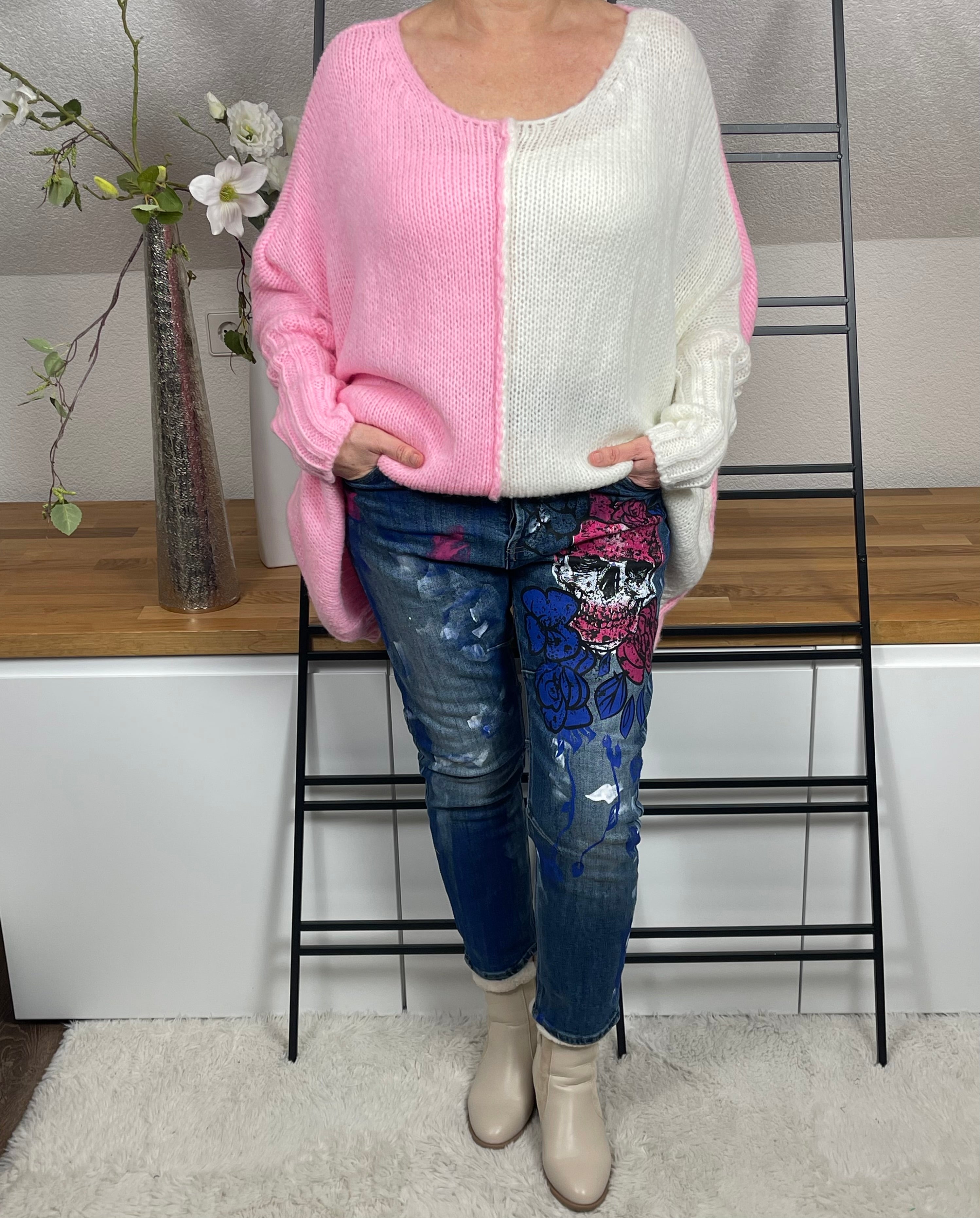 !!!!KEINE RETOURE MÖGLICH !!!!Pullover „Cary“ Einheitsgrösse Gr. 38 - 48+