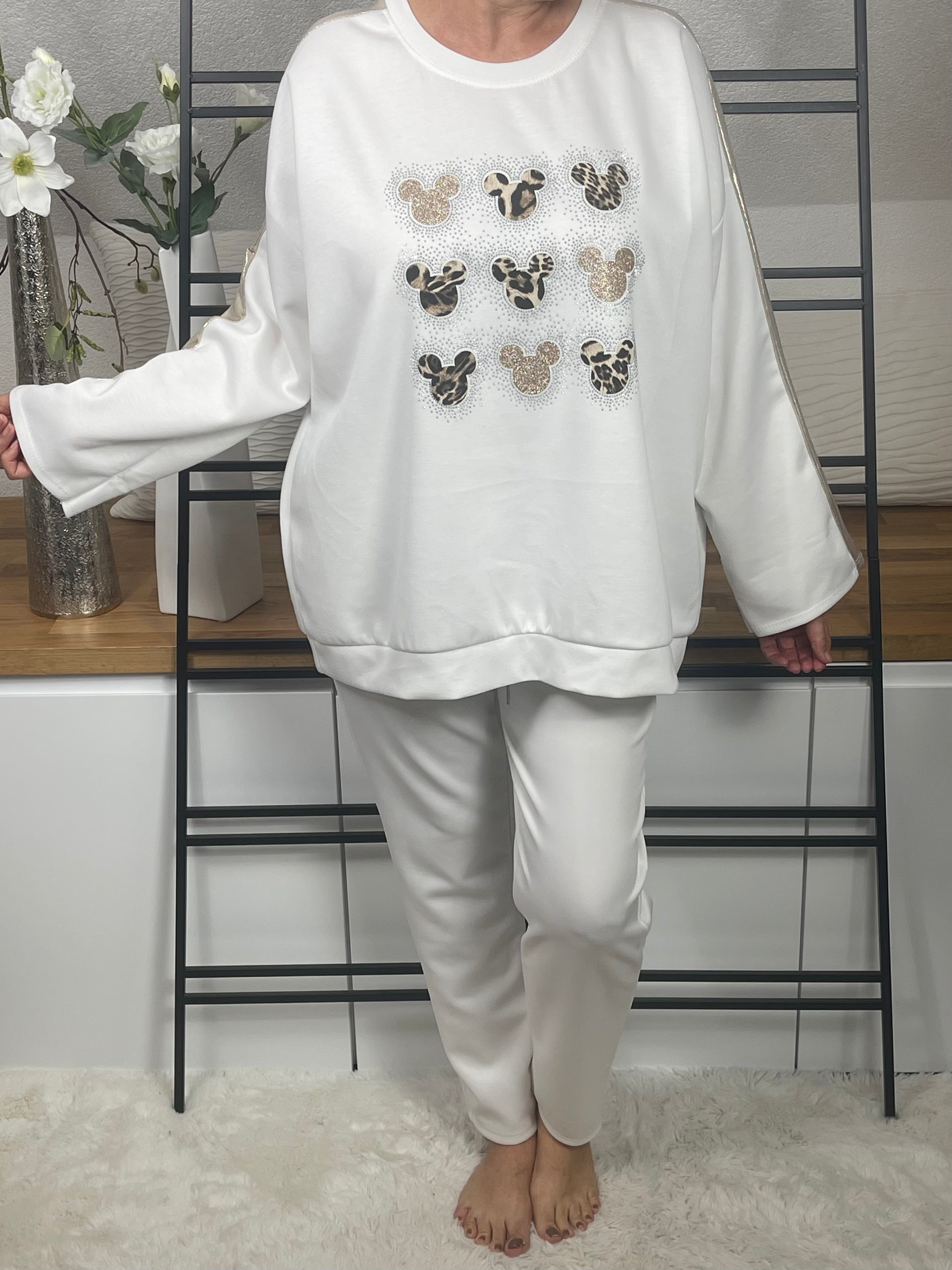 Damen -Pullover „Mickey Mouse“ Einheitsgrösse Gr. 42 - 46 in 6 Farben