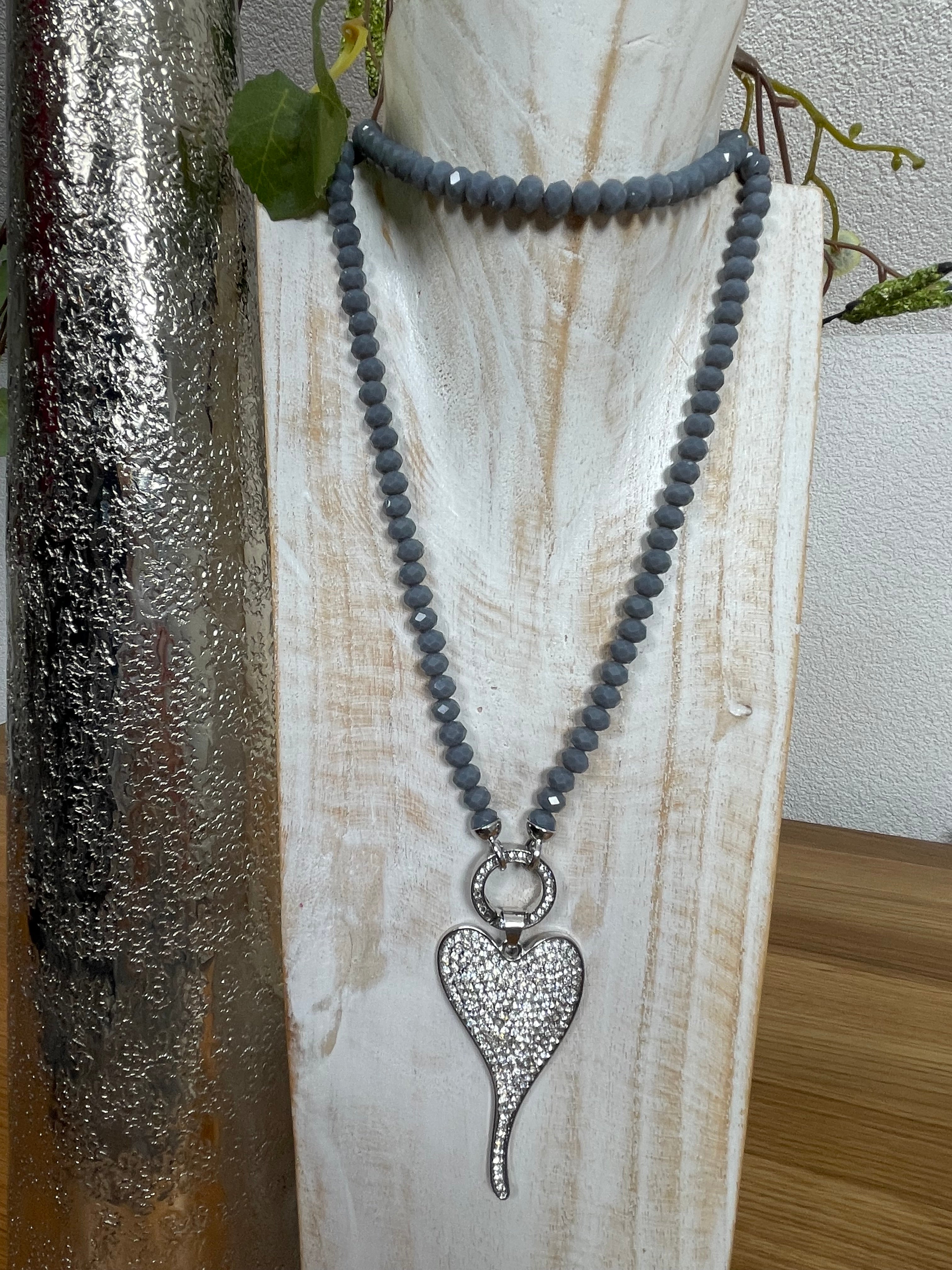 Vario - Perlen - Kette ca. 80 cm verschiedene Farben