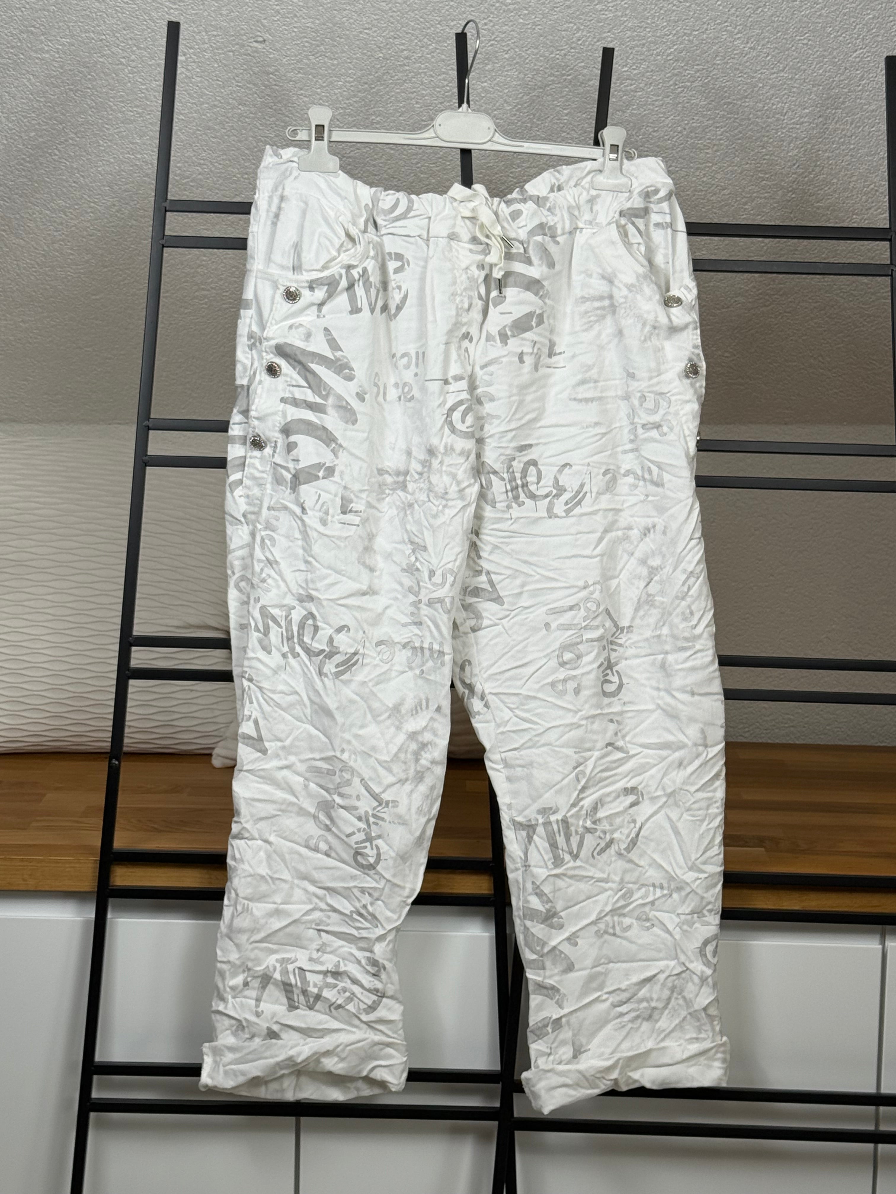 Jogpant „Special Print“ Gr. 46 - 52 in 4 Farben