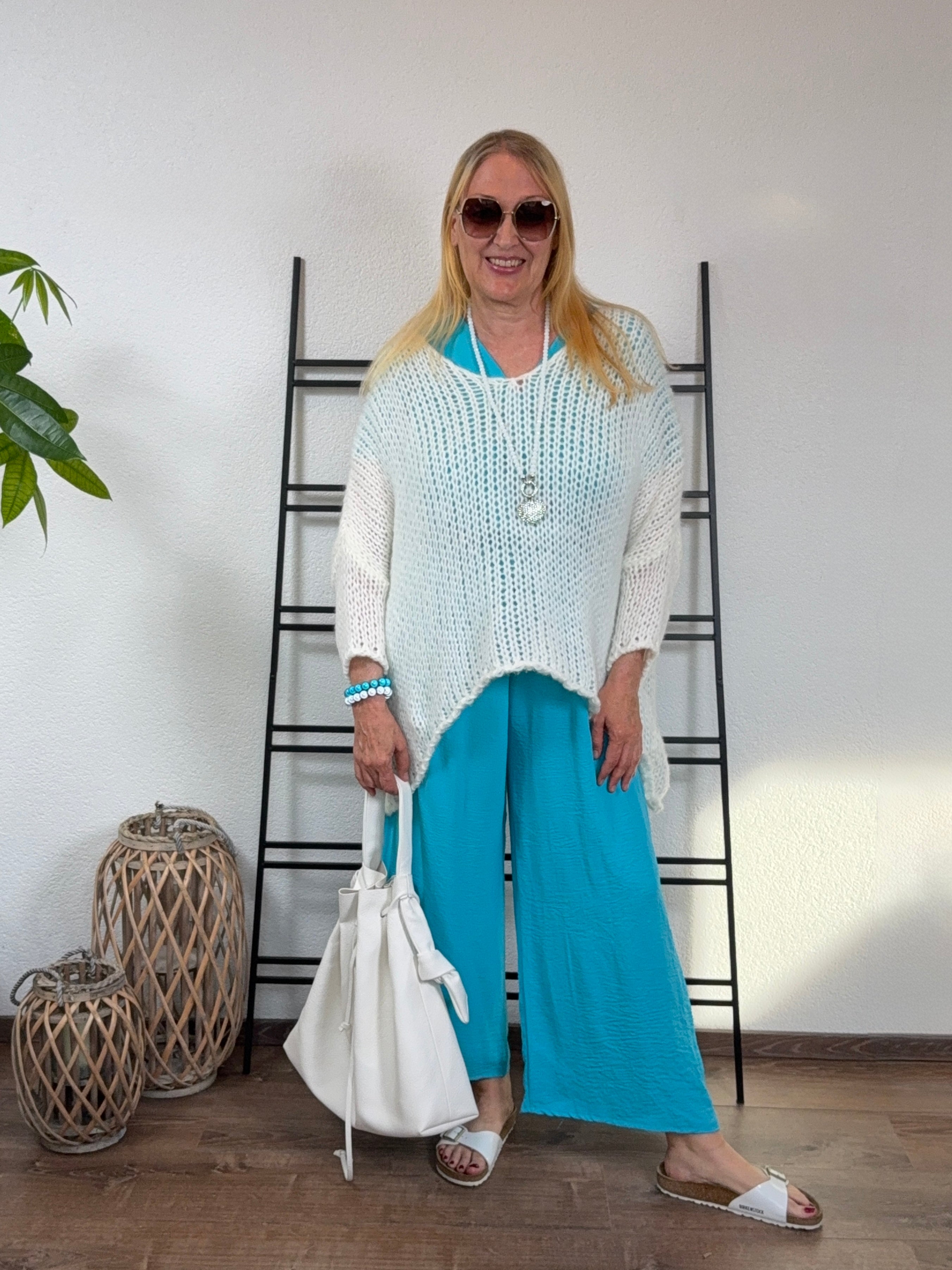 Pullover „Flauschi“ Einheitsgrösse Gr. 38 - 48 in 4 Farben