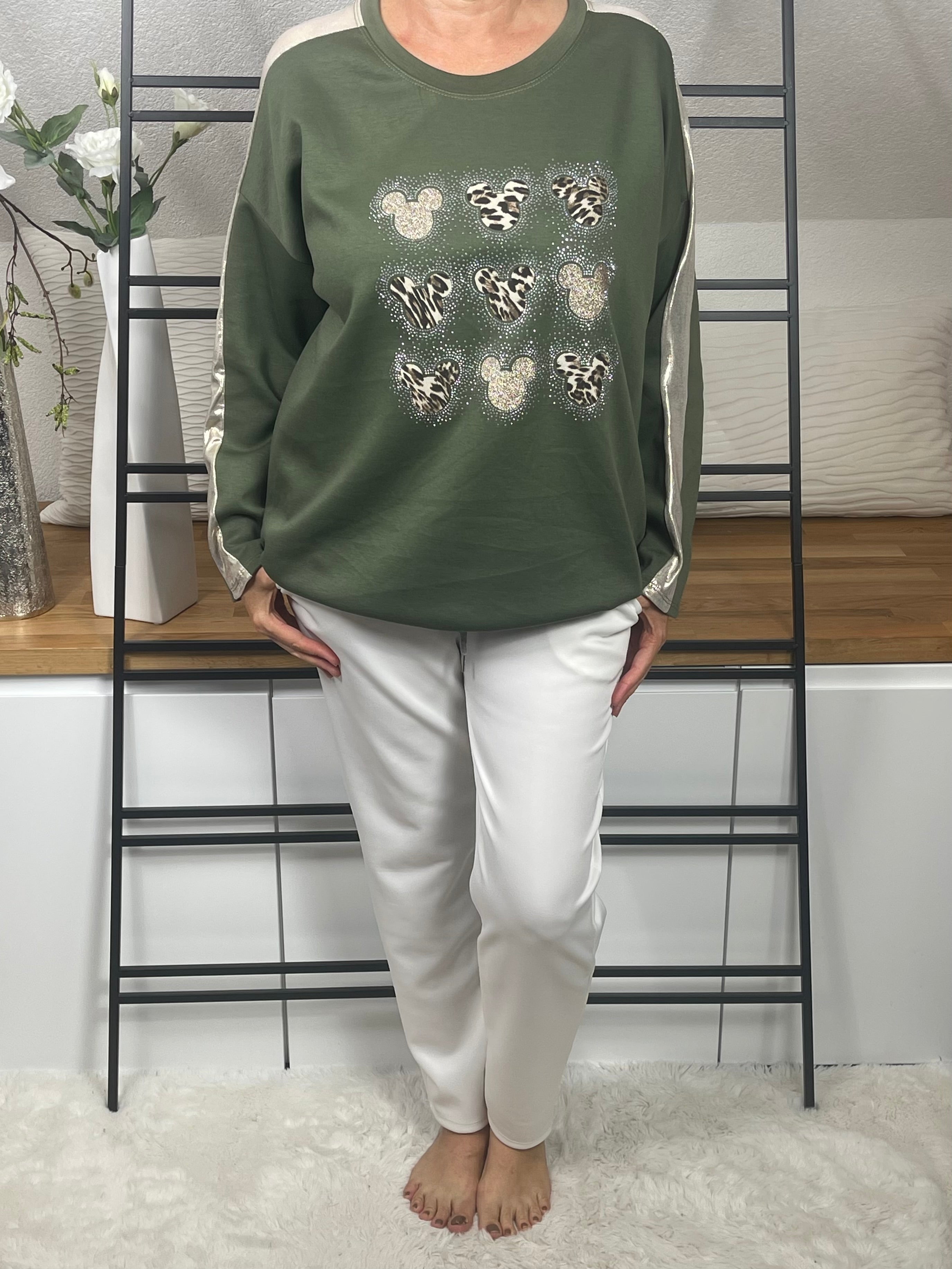 Damen -Pullover „Mickey Mouse“ Einheitsgrösse Gr. 42 - 46 in 6 Farben