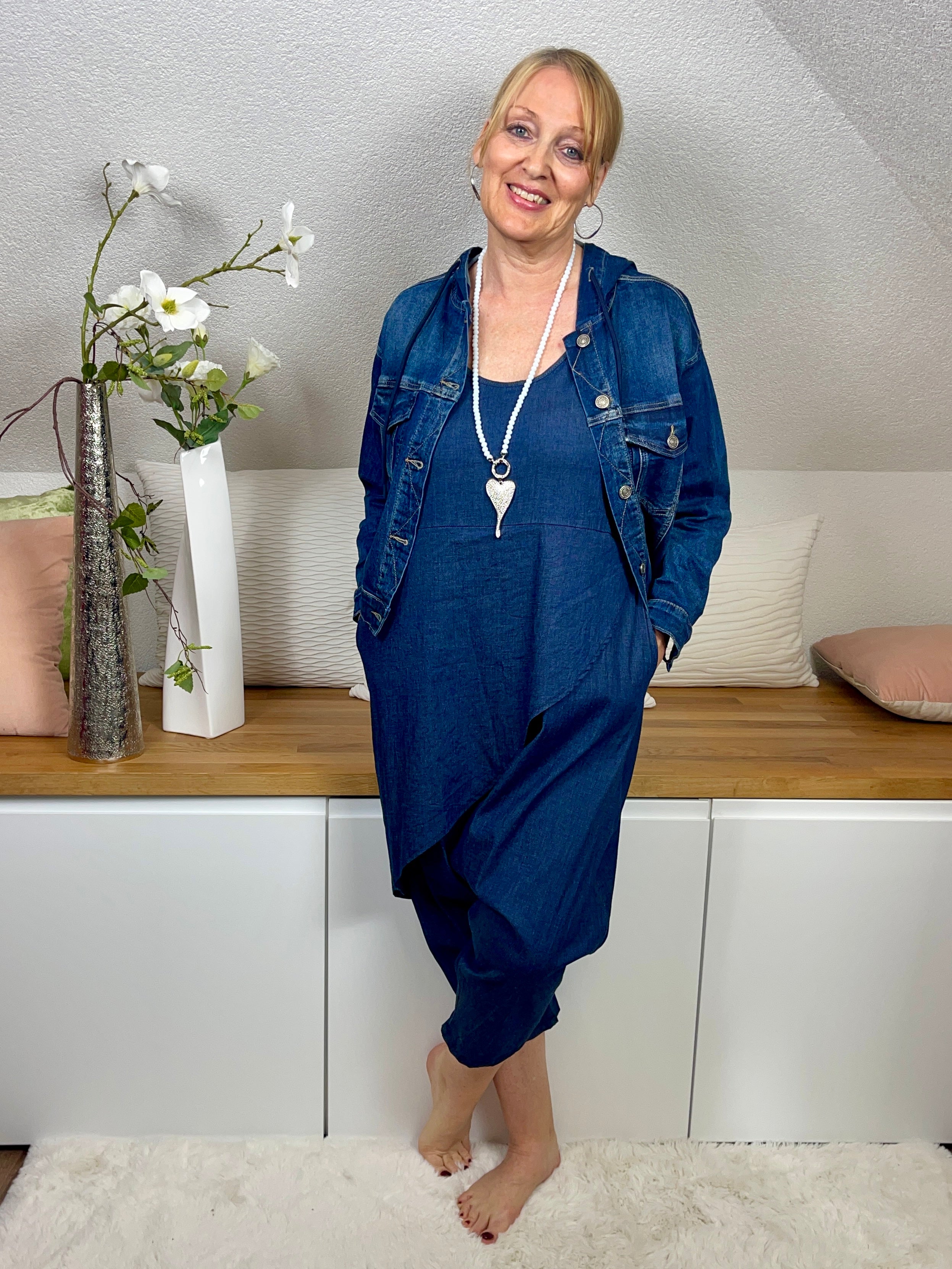 !!!!KEINE RETOURE MÖGLICH !!!!Damen - Jumper „Jeans“ Einheitsgrösse Gr. 36 - 44