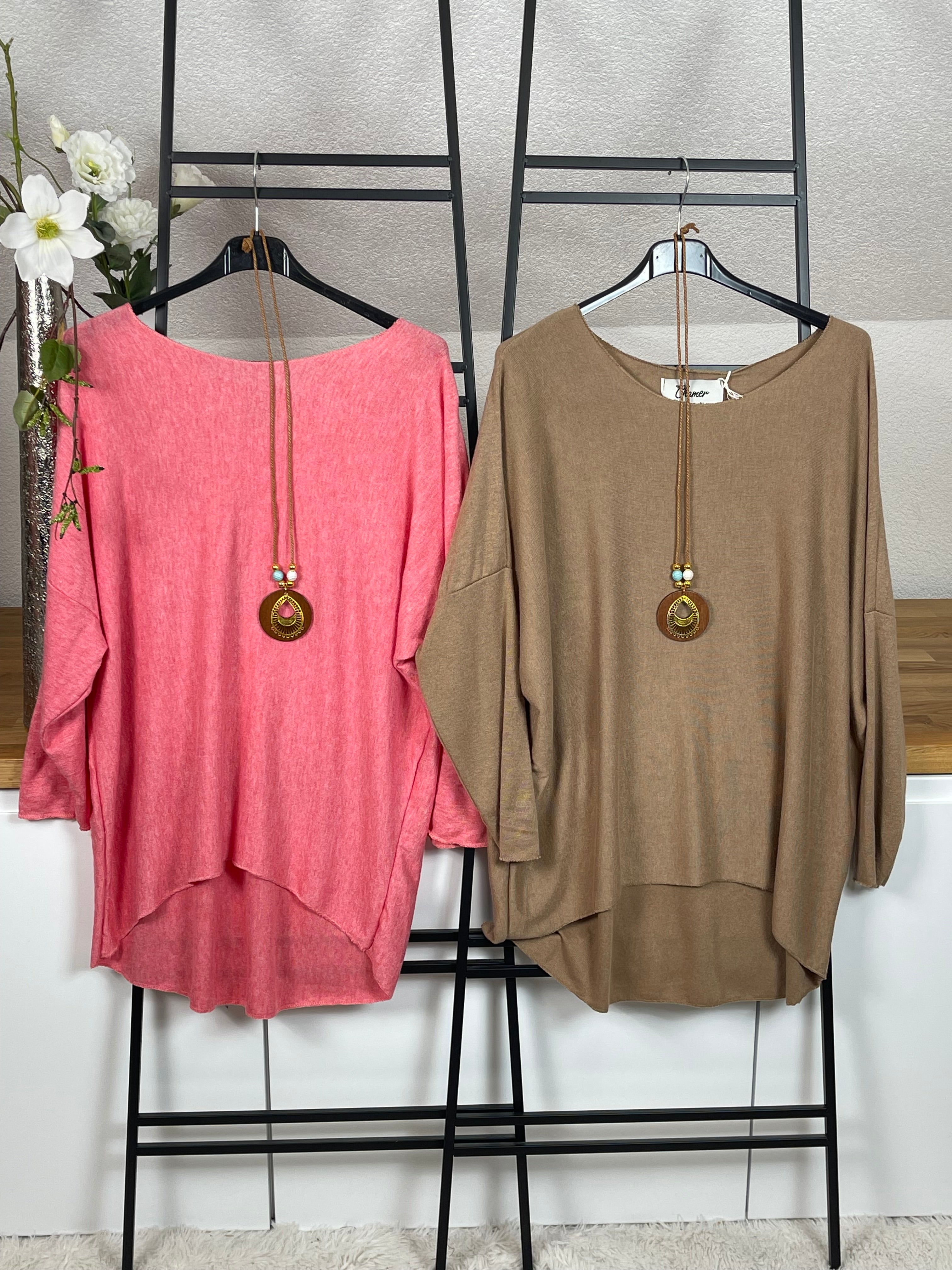 !!!!KEINE RETOURE MÖGLICH!!!! 
Pullover „Feinstrick - Basic“ Einheitsgrösse Gr. 36 - 44