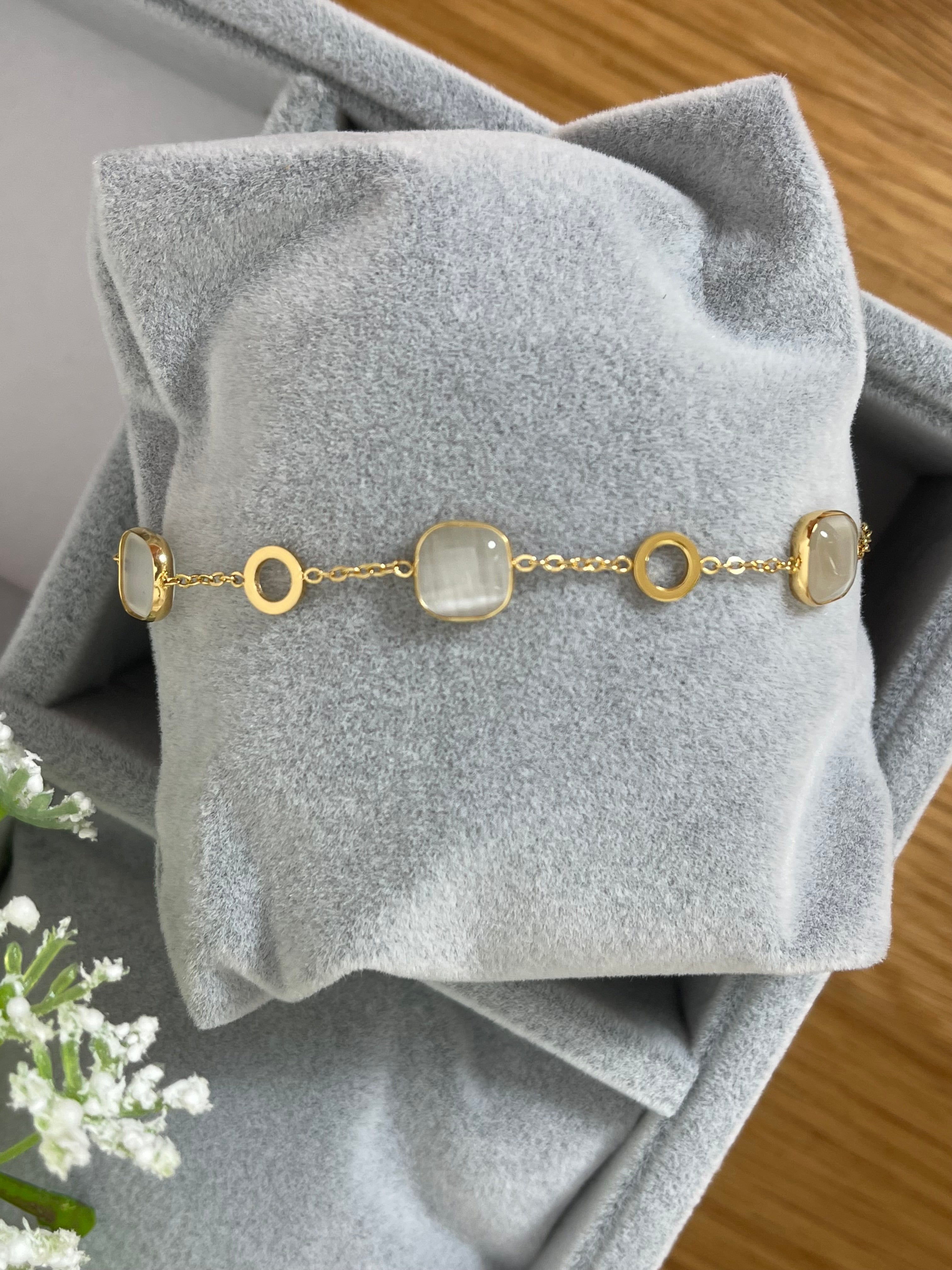 Elegantes Damen - Armband mit „Ornamenten“ Edelstahl in 2 Farben