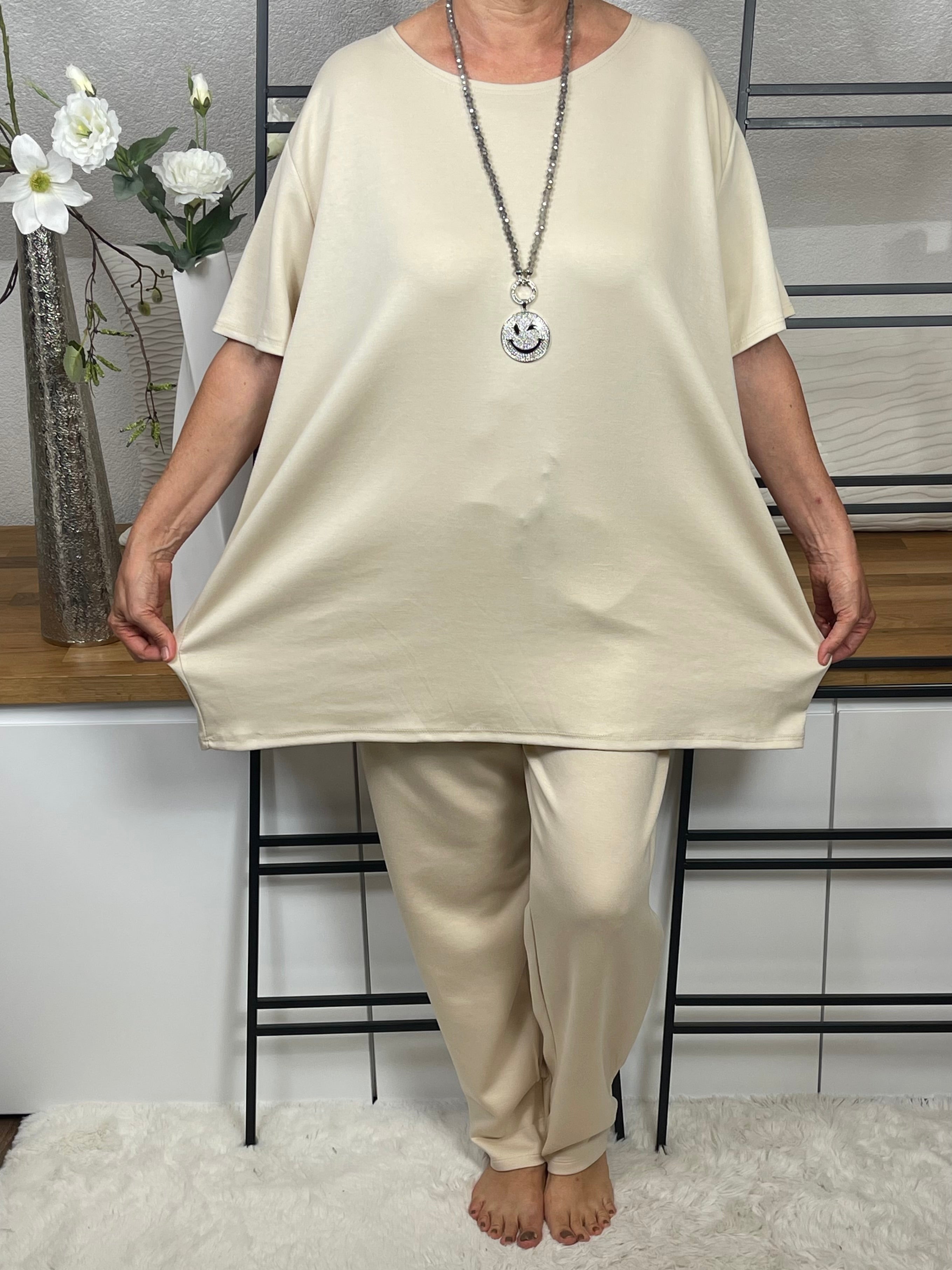 Damen T - Shirt „Fluffi“ Einheitsgrösse Gr. 42 - 48 in 6 Farben