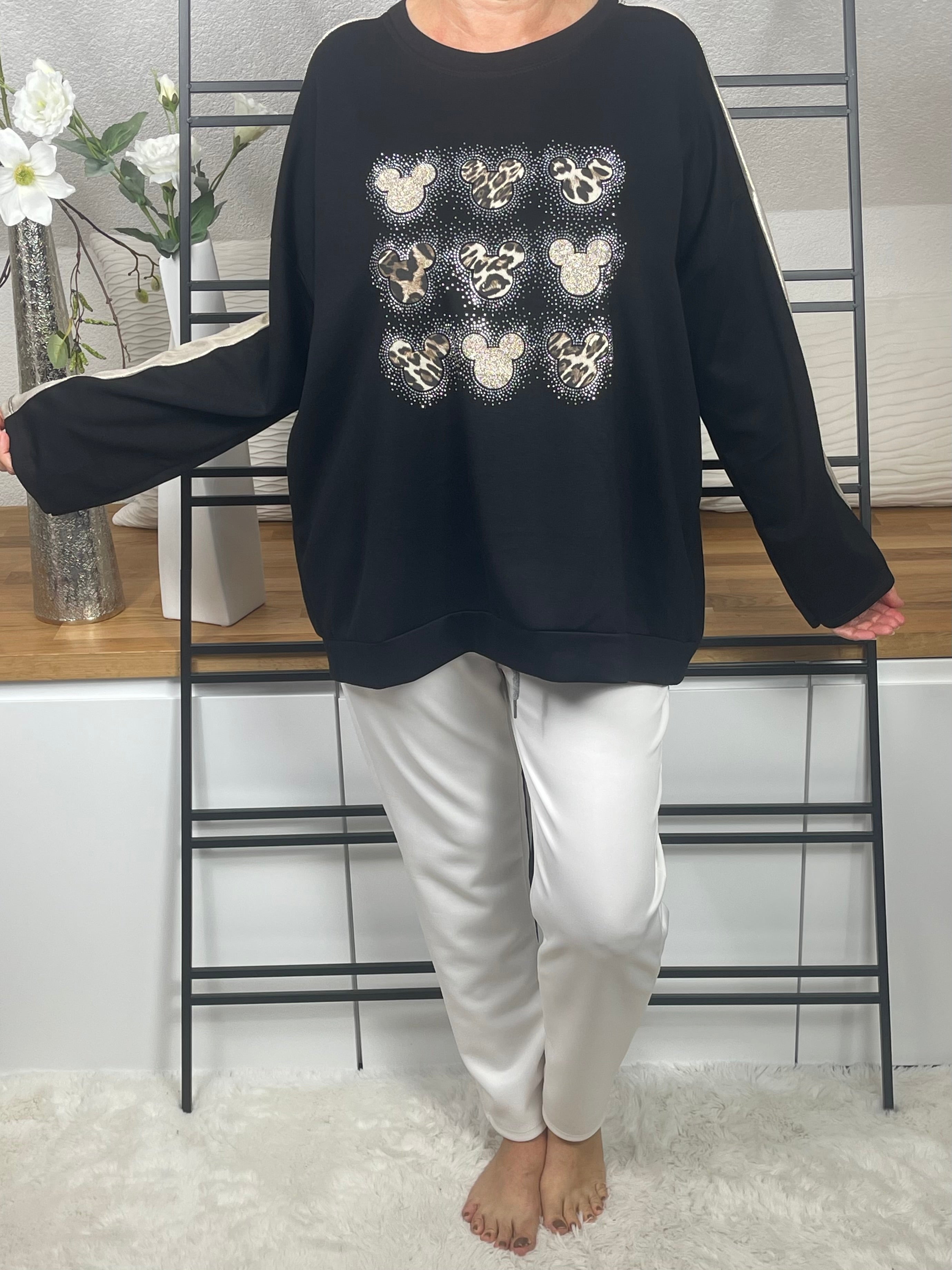 Damen -Pullover „Mickey Mouse“ Einheitsgrösse Gr. 42 - 46 in 6 Farben