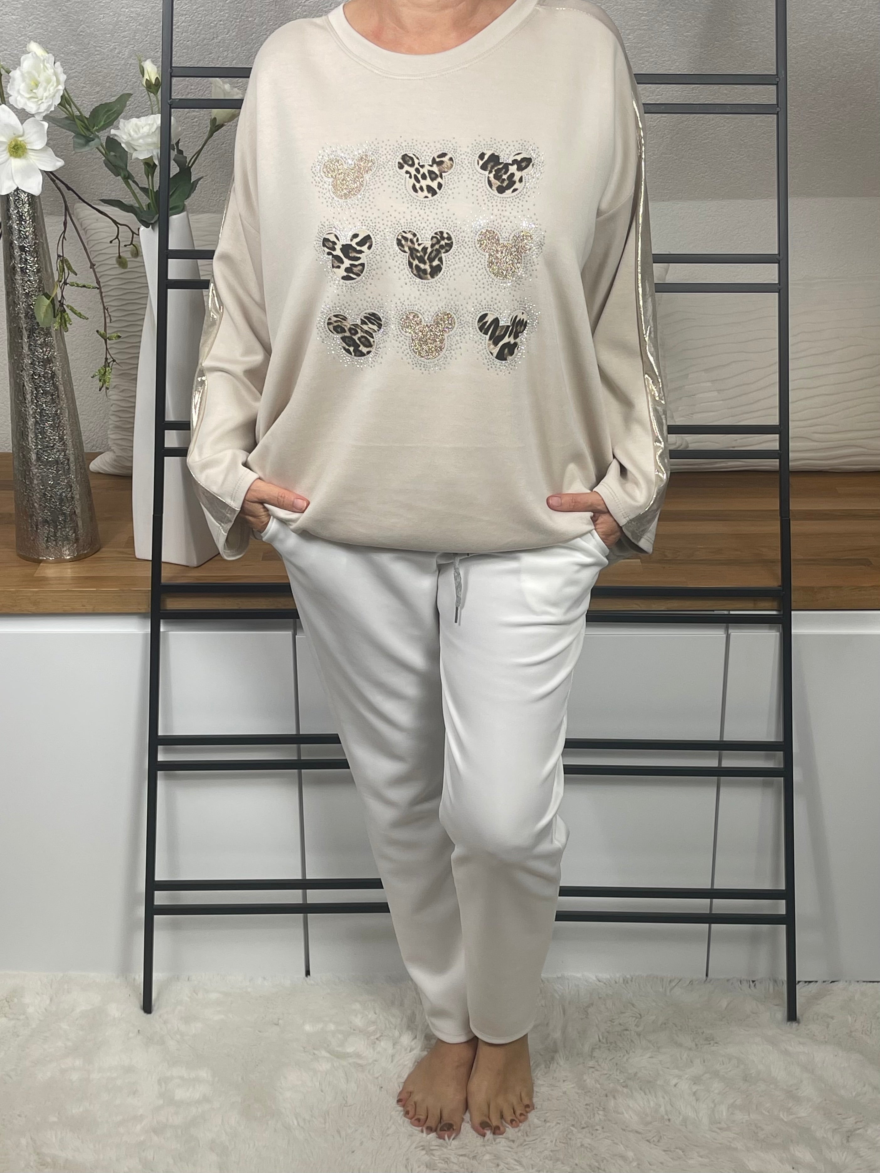 Damen -Pullover „Mickey Mouse“ Einheitsgrösse Gr. 42 - 46 in 6 Farben