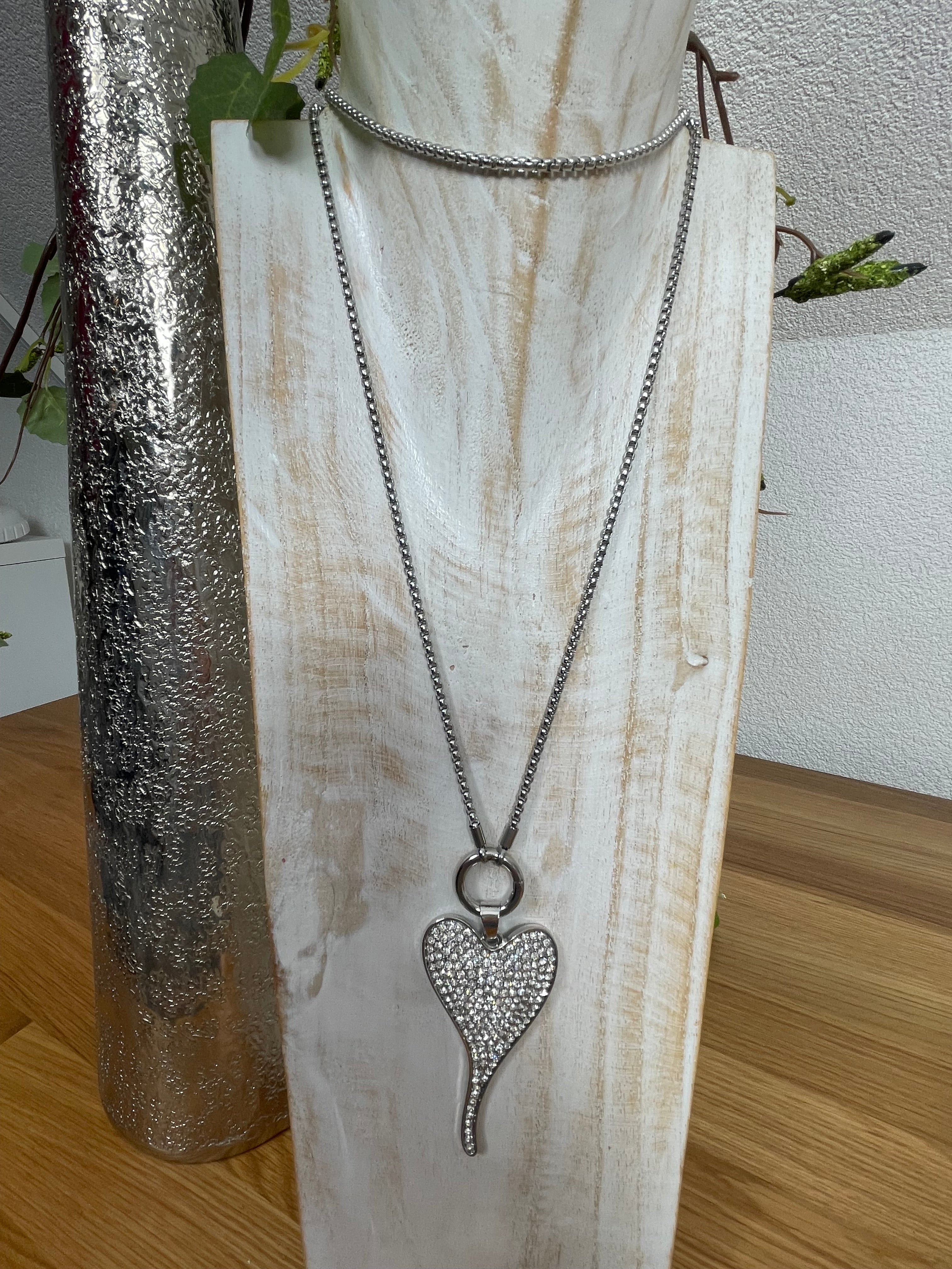 Vario - Perlen - Kette ca. 80 cm verschiedene Farben