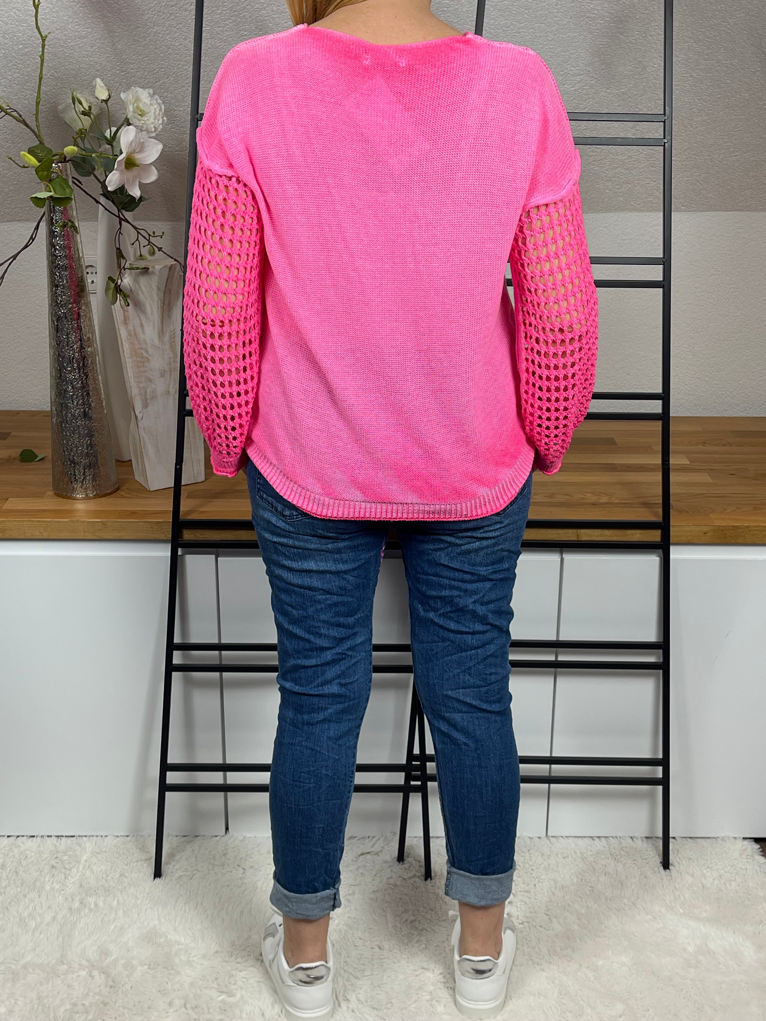 Damen - Pullover Einheitsgrösse Gr. 38 - 44 in 2 Farben