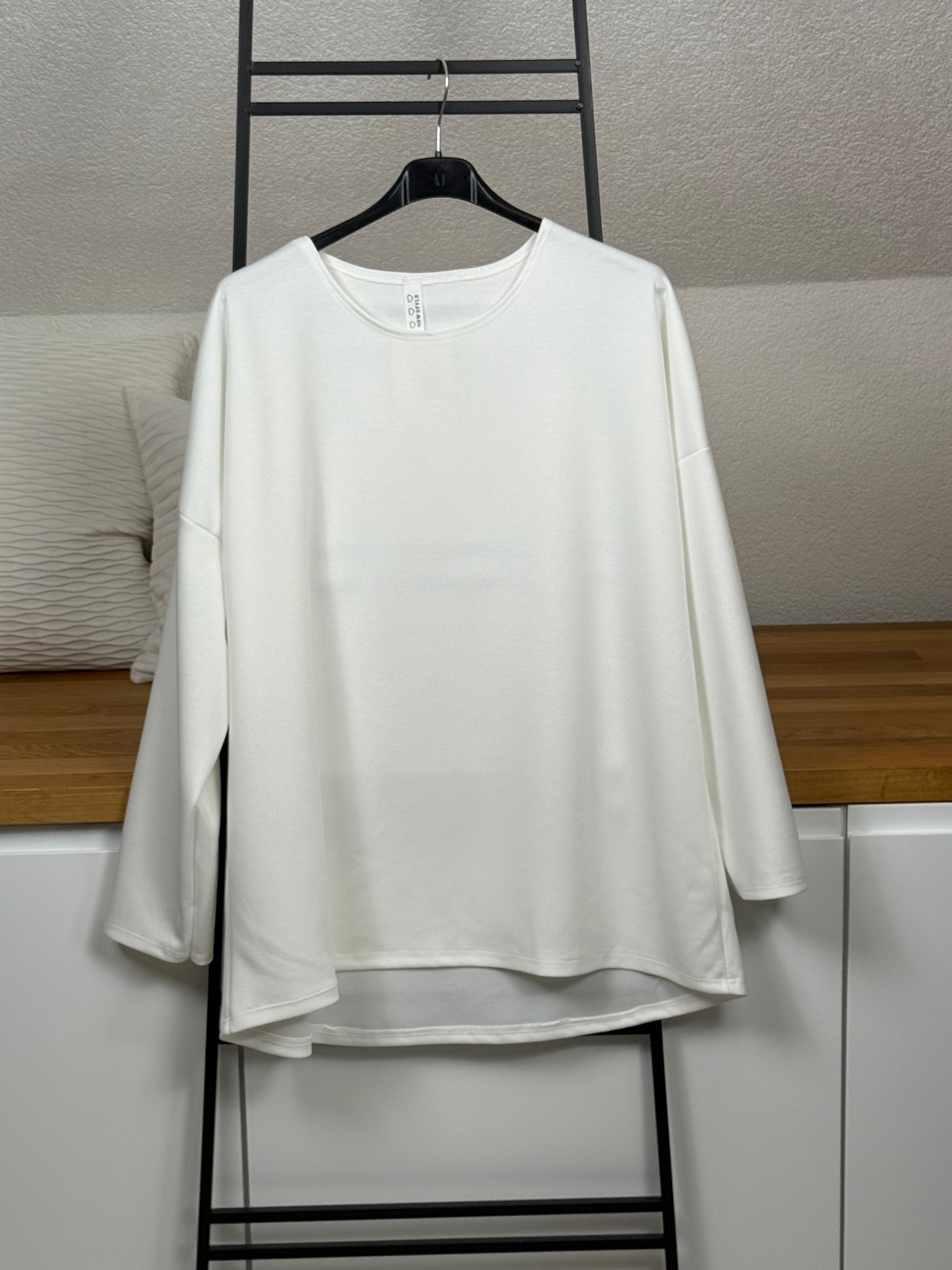 Pullover „Fluffi“ Basic Einheitsgröße Gr. 38 - 44 in vielen Farben