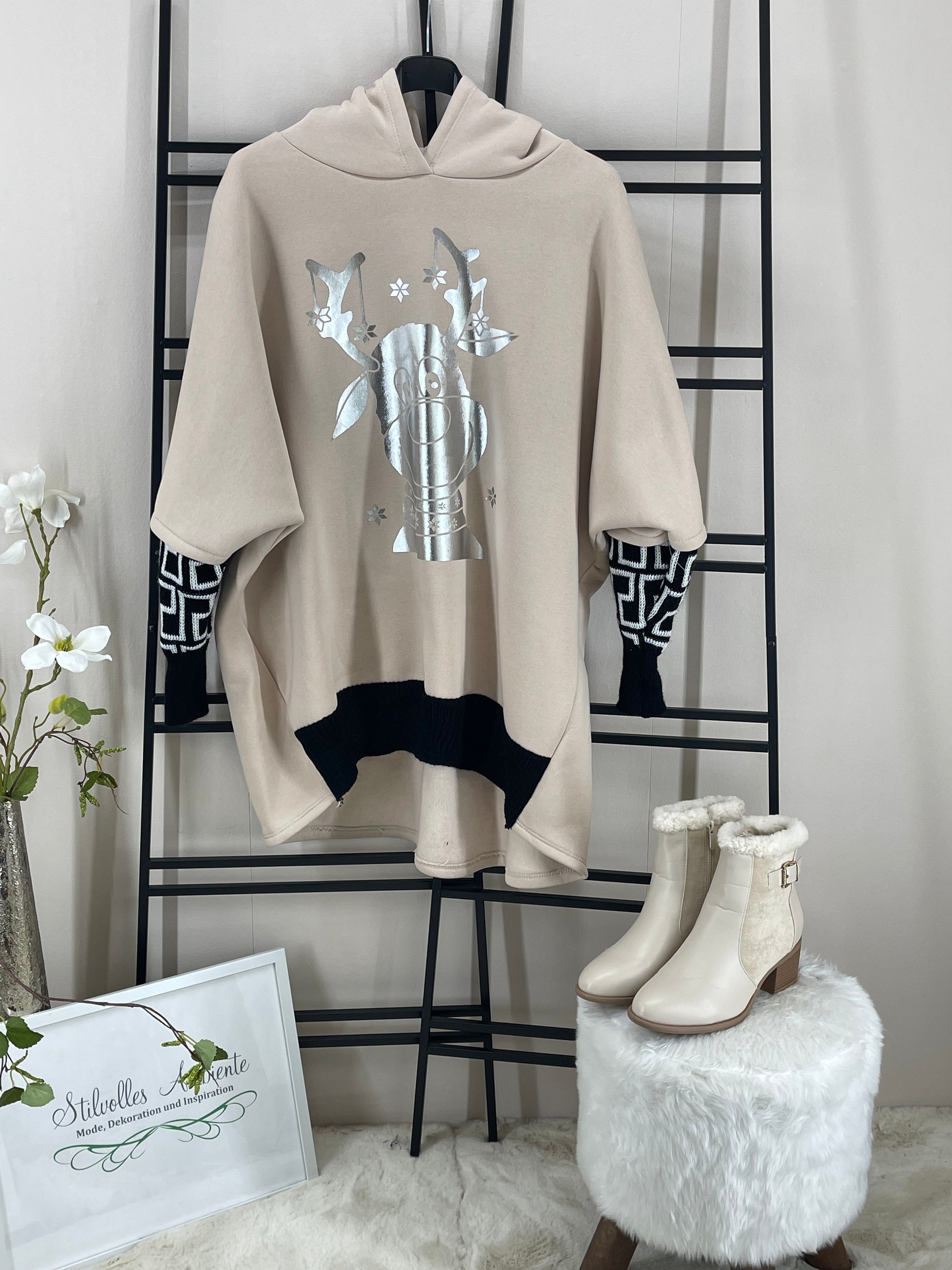 Hoodie „Rudolf“ Einheitsgrösse Gr. 36 - 48