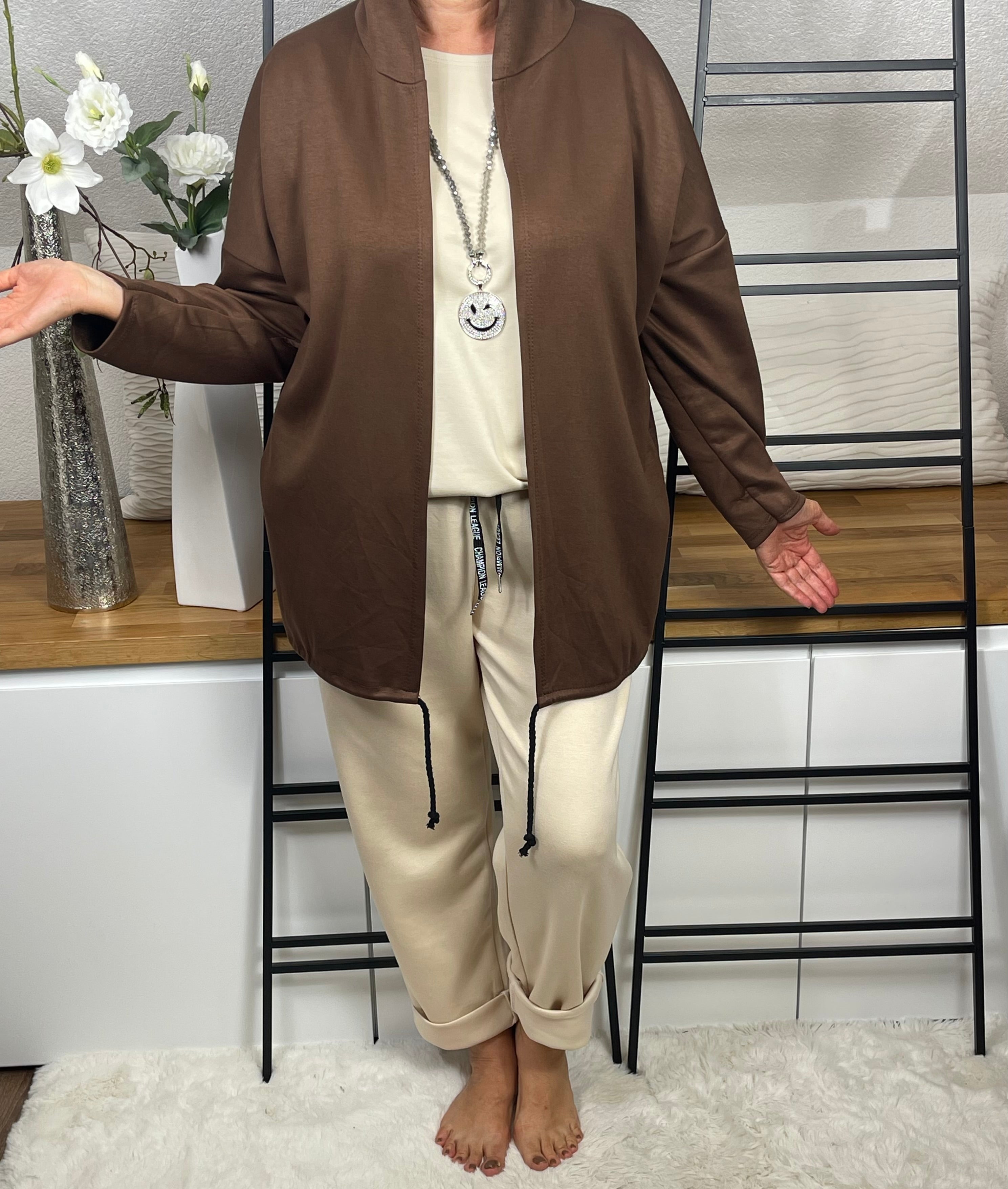 Damen „Fluffi“ Jacke Einheitsgrösse Gr. 38 - 46 in 5 Farben