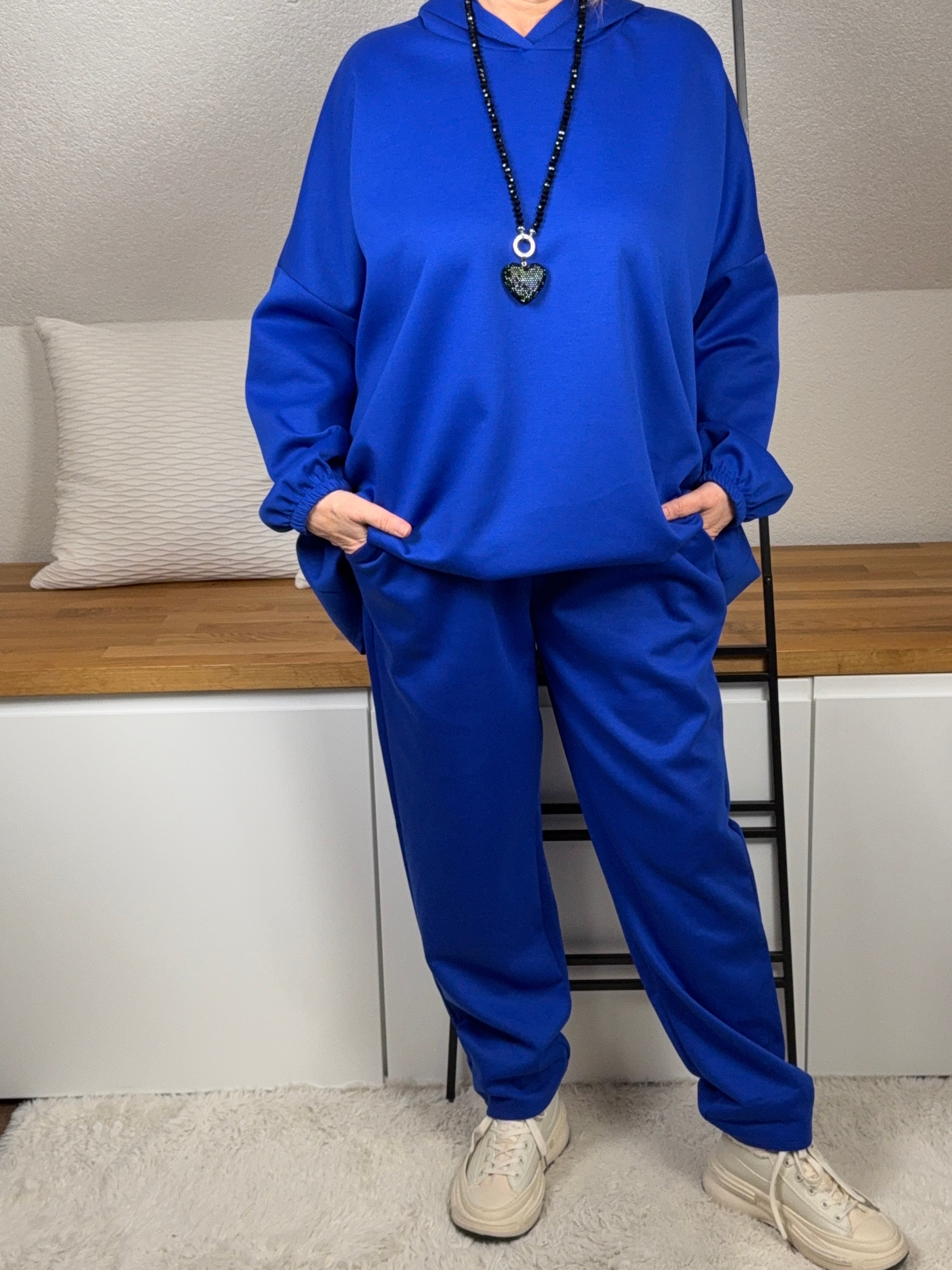 Hoodie „Fluffi“ Einheitsgröße Gr. 44 - 52 in 5 Farben