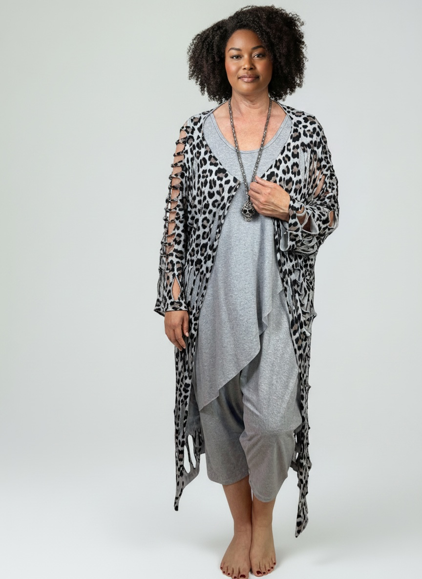Longjacke „Animal Lochi“ Einheitsgrösse Gr. 36 - 46